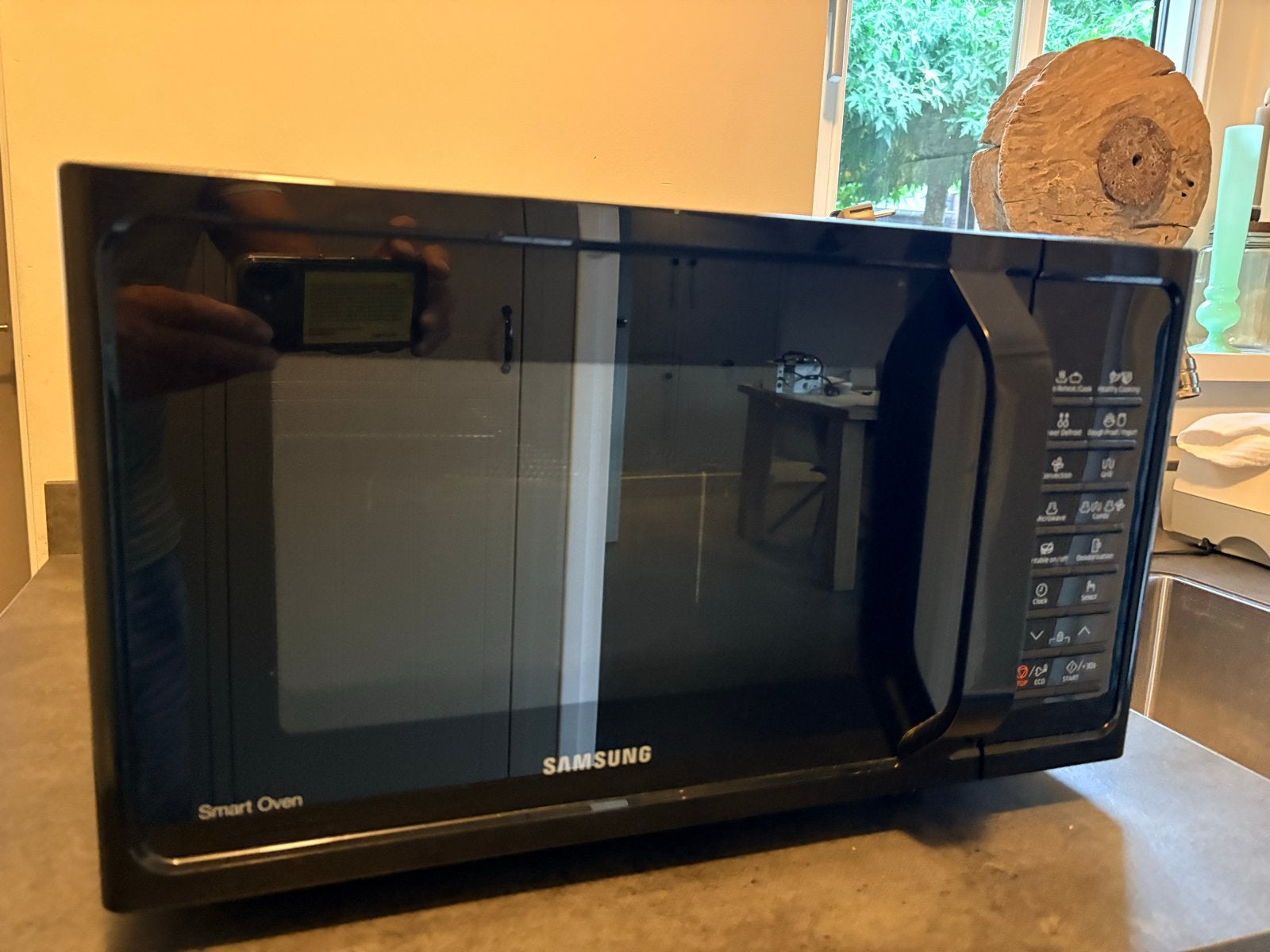 Samsung Smart Oven Combimagnetron MC28H5015AK, Witgoed en Apparatuur, Magnetrons, Ophalen, Combimagnetron, Grill, Zo goed als nieuw