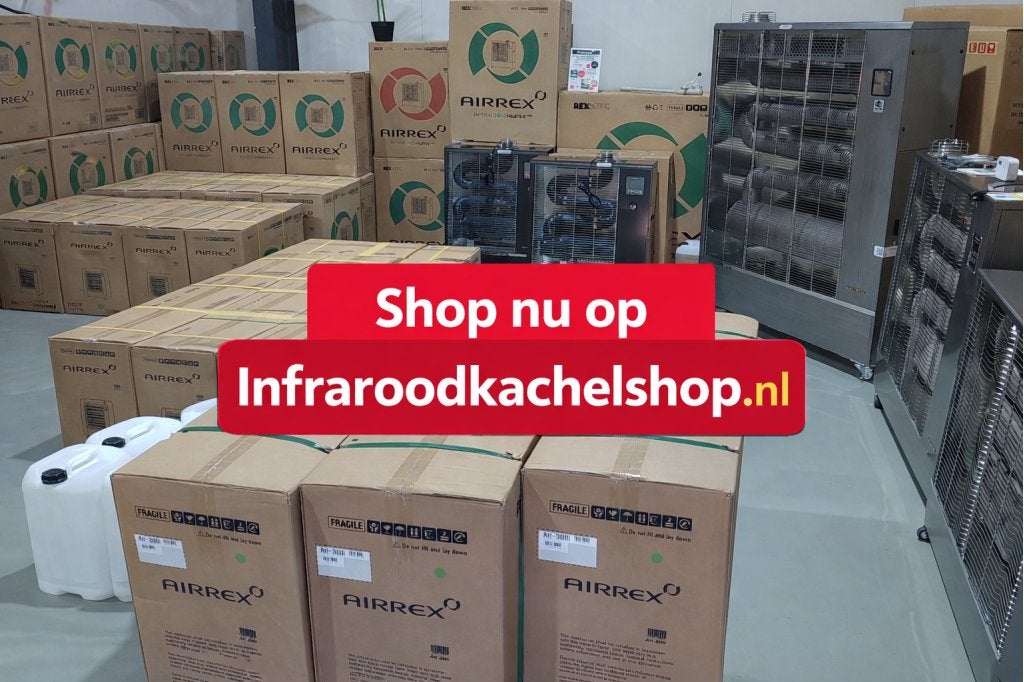 Veltron Wifi Dhoe- 350F Infraroodkachel ! 41KW ! ! Heater, Niet ingevuld, Nieuw, Louwsmabalk@outlook.com, Ophalen of Verzenden