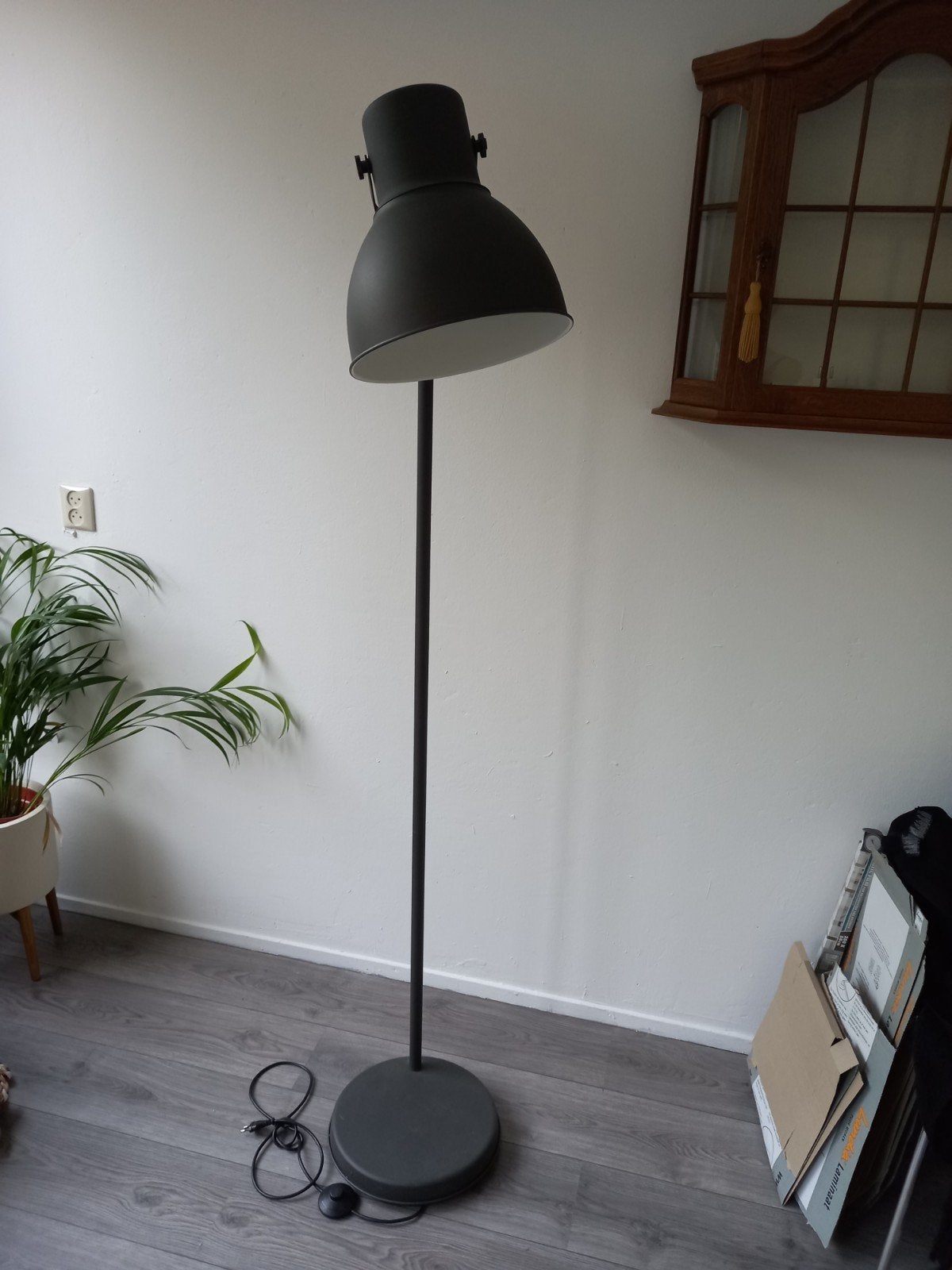 Stalamp met industriële look - ikea Hektar, Ophalen, Gebruikt, 150 tot 200 cm