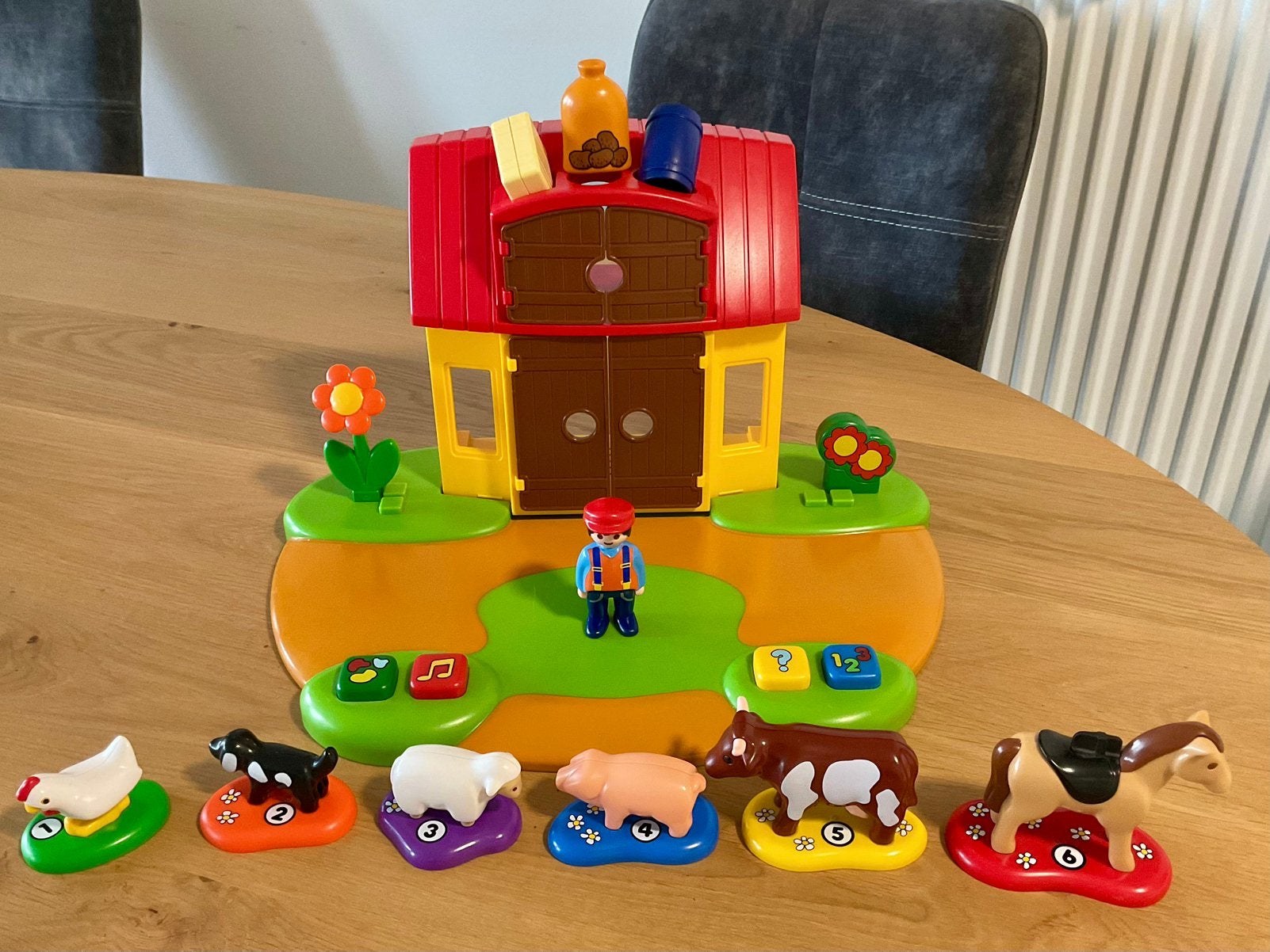 Playmobil 123 : Interactieve  Boerderij - 6766 -geluid werkt, Kinderen en Baby's, Ophalen, Gebruikt