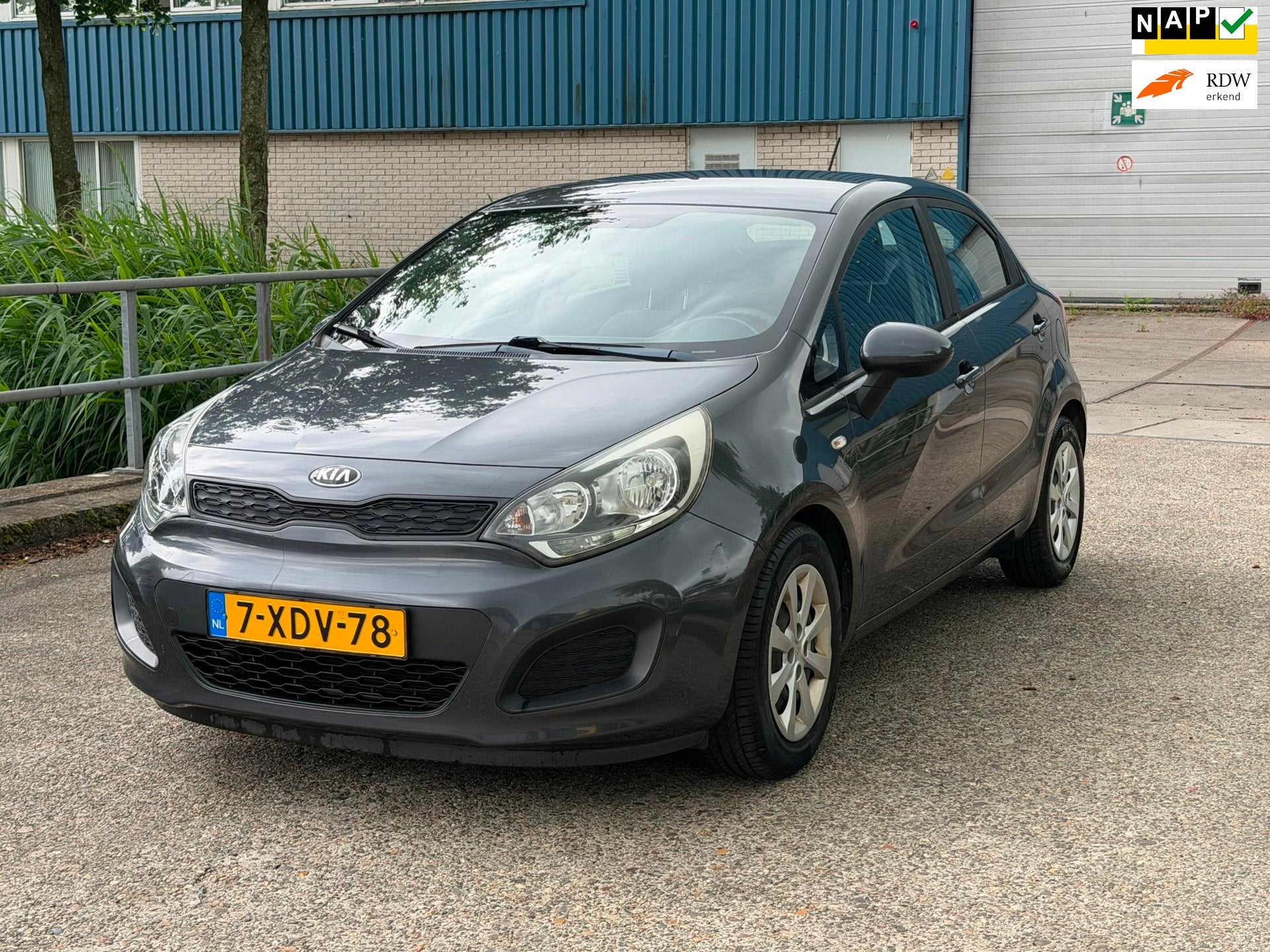 Kia Rio 1.2 CVVT Comfort Pack Airco! 49.000 KM NAP! 5 DRS 1, 4 cilinders, Elektrische ramen, Origineel Nederlands, Bedrijf