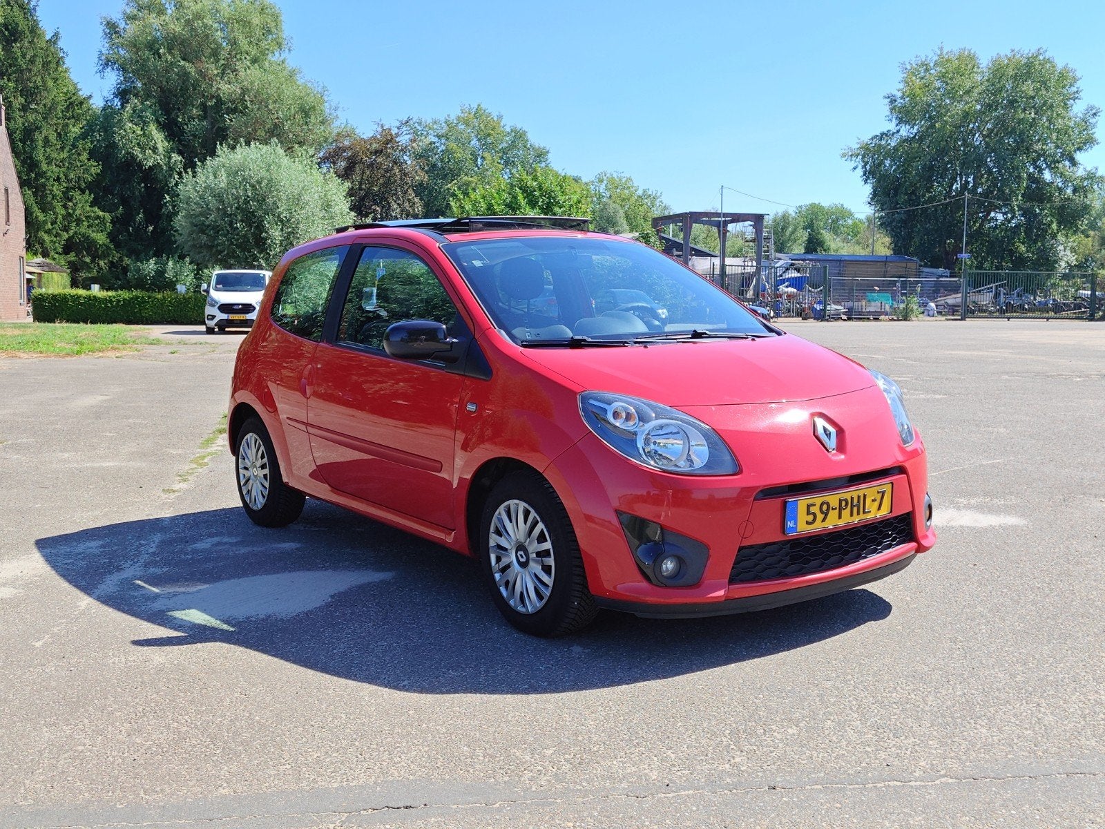 Renault Twingo 2011 | Cruise | Dakraam | Rood, Auto's, Renault, 74 pk, Zwart, 4 cilinders, 4 stoelen