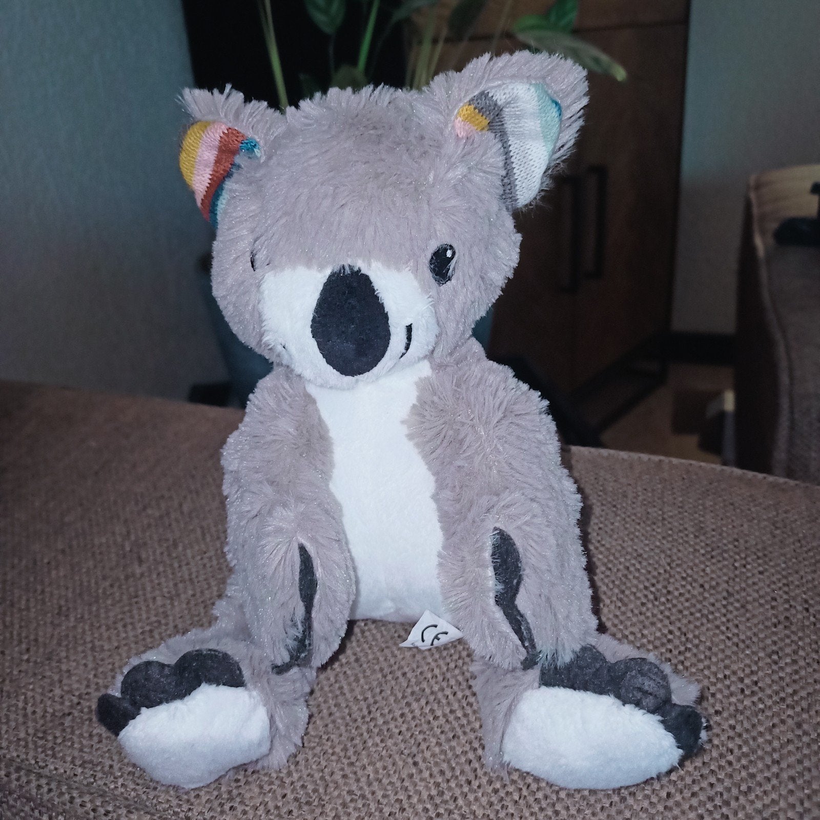Zazu hartslag knuffel, coco de koala., Overige merken, Overige typen, Grijs, Ophalen of Verzenden