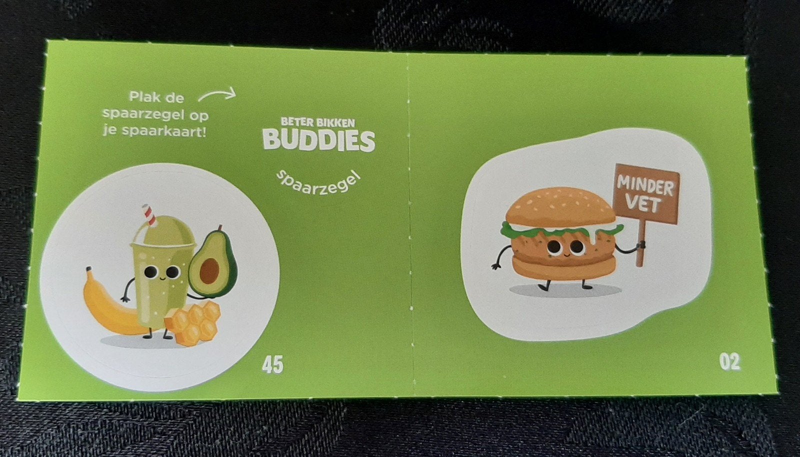 Plus beter bikken 1 spaarzegel/2 stickers.Zie omschrijving, Plus, Ophalen of Verzenden