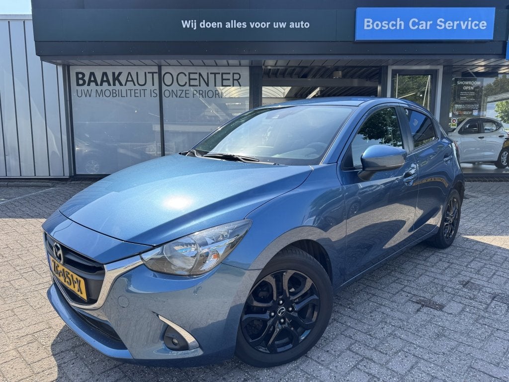 Mazda 2 1.5 Skyact-G Sport Selected | Camera | Navi | Cruise, Auto's, Stof, Euro 6, Blauw, Origineel Nederlands