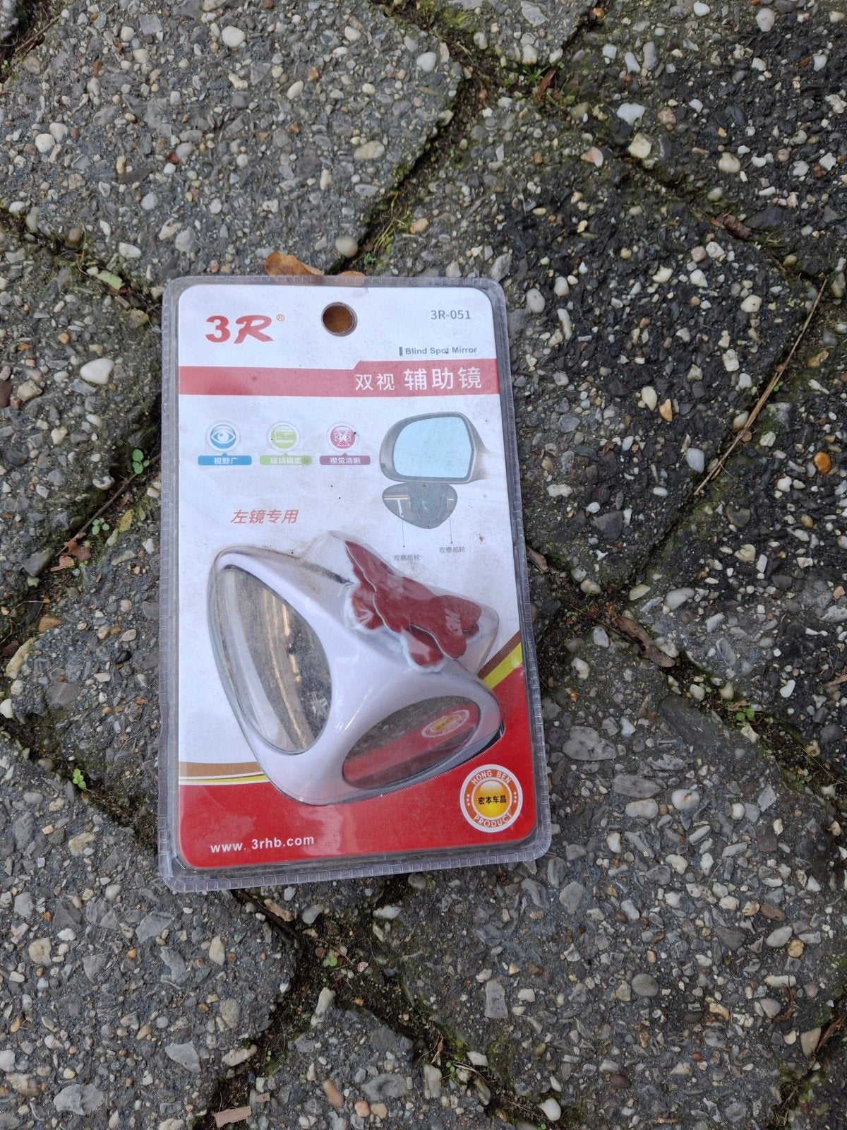 3R-051 Dodehoekspiegel voor linker zijspiegel, Auto-onderdelen, Ophalen, Nieuw, Universele onderdelen