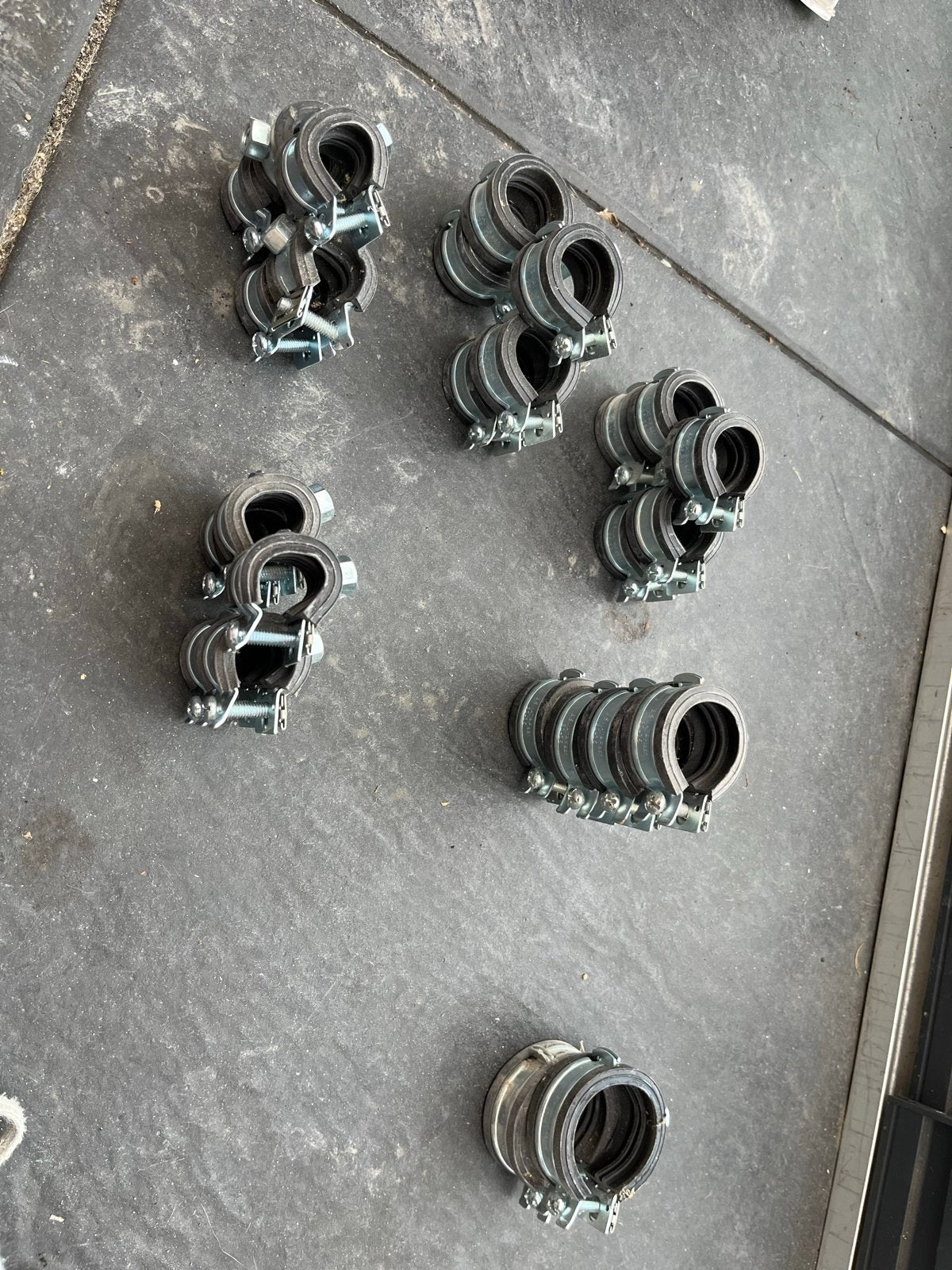Flamco BSA beugel staalverzinkt met inlage, Doe-het-zelf en Verbouw, Ophalen of Verzenden, Gebruikt, Minder dan 50 mm, Overige typen
