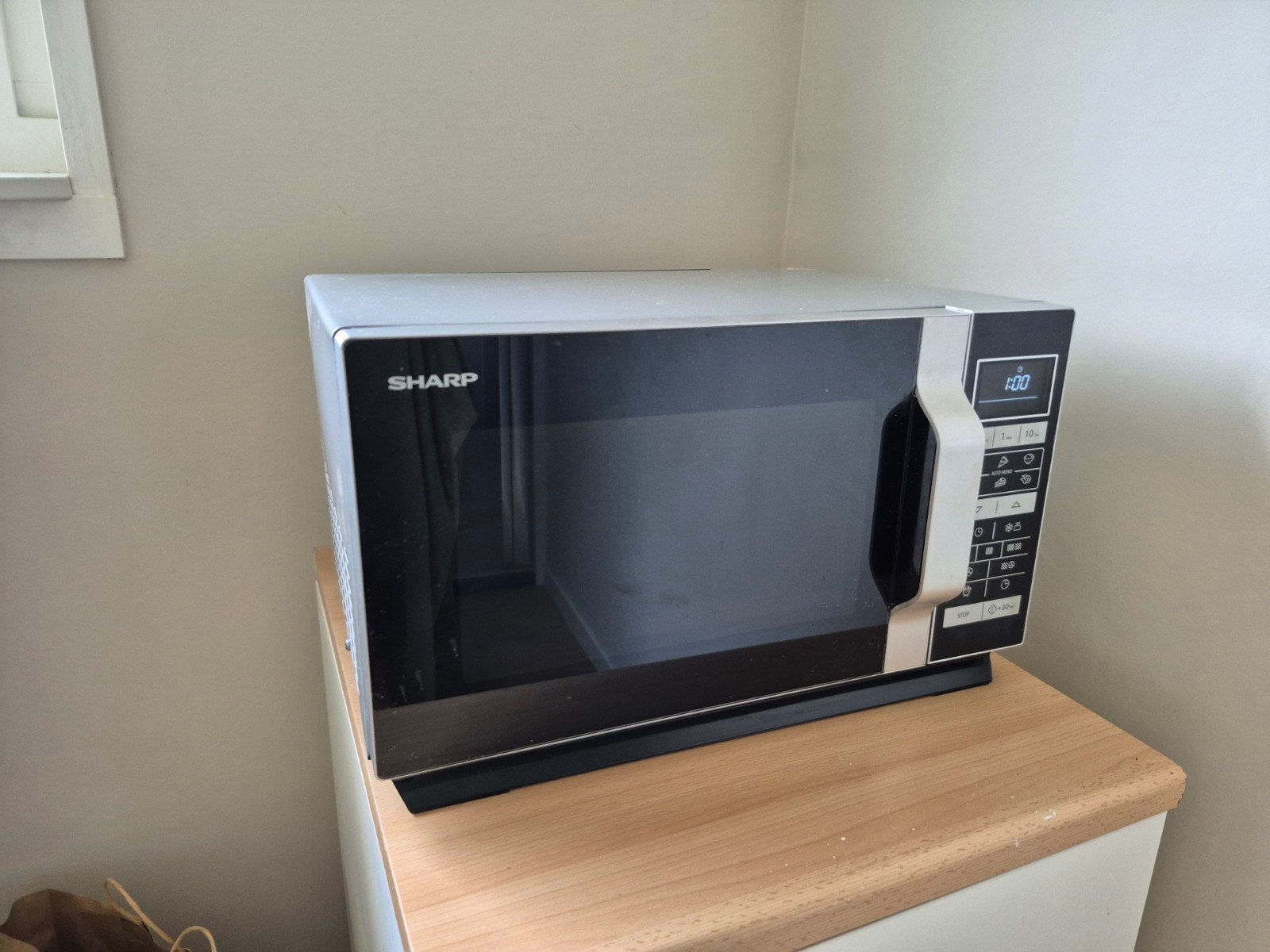 Sharp combimagnetron oven, Witgoed en Apparatuur, Magnetrons, Ophalen, Combimagnetron, Gebruikt, Hete lucht