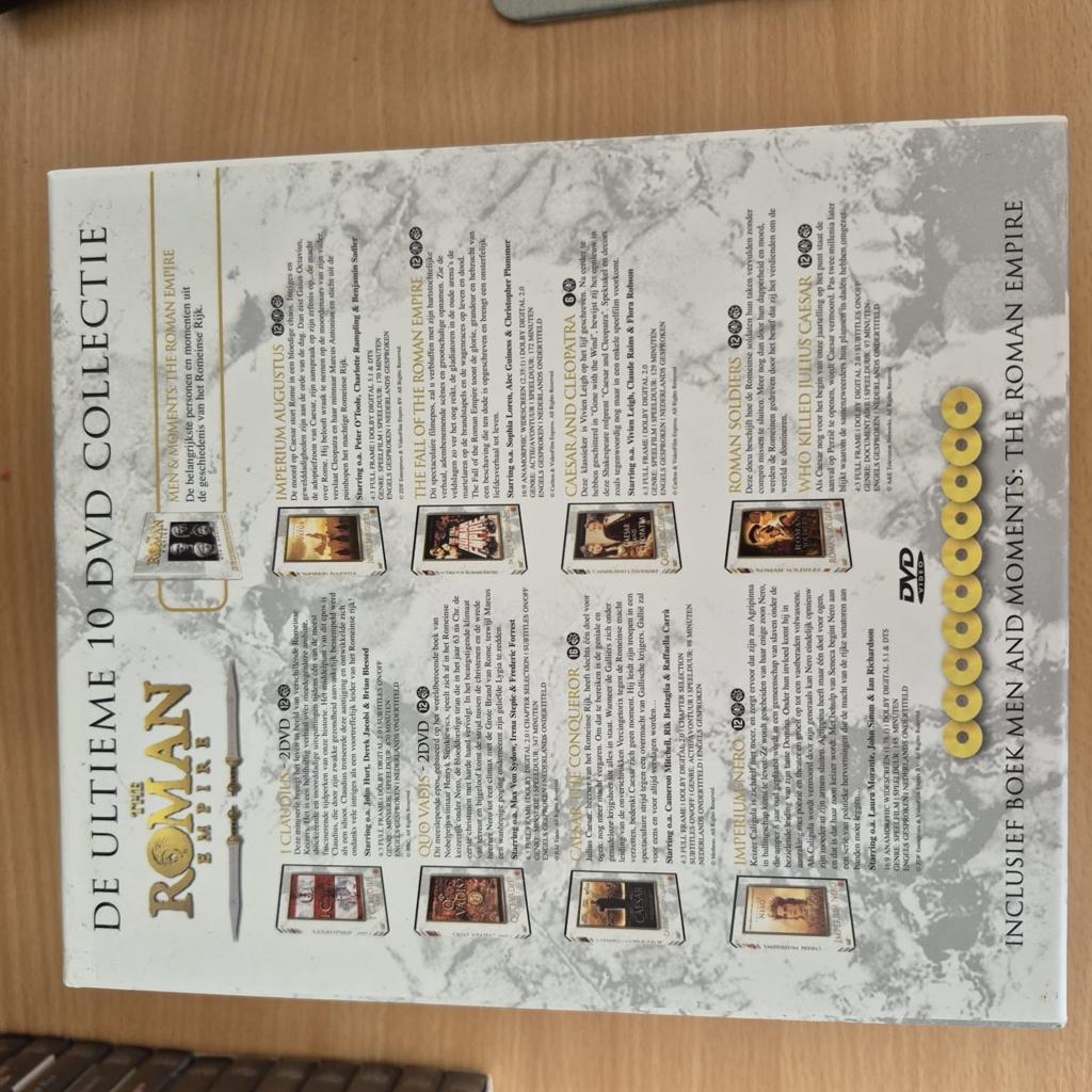 De Ultieme 10 DVD Collectie: The Roman Empire Boxset, Cd's en Dvd's, Vanaf 12 jaar, Ophalen of Verzenden, Zo goed als nieuw, Boxset
