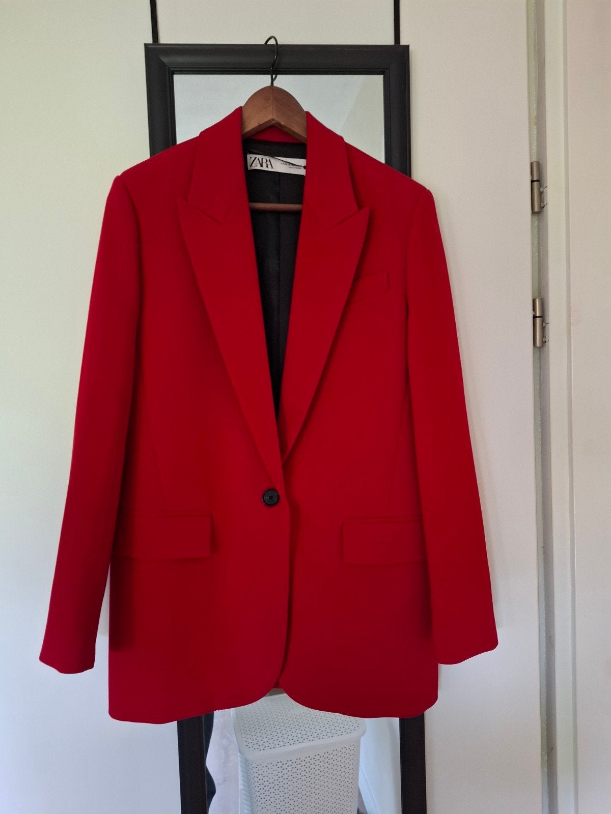 Zara Rode Blazer - Maat XS, Zara, Ophalen of Verzenden, Zo goed als nieuw, Jasje