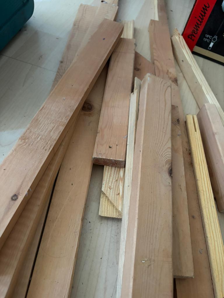 Hout, Ophalen, 25 tot 50 mm, Balk, Minder dan 200 cm