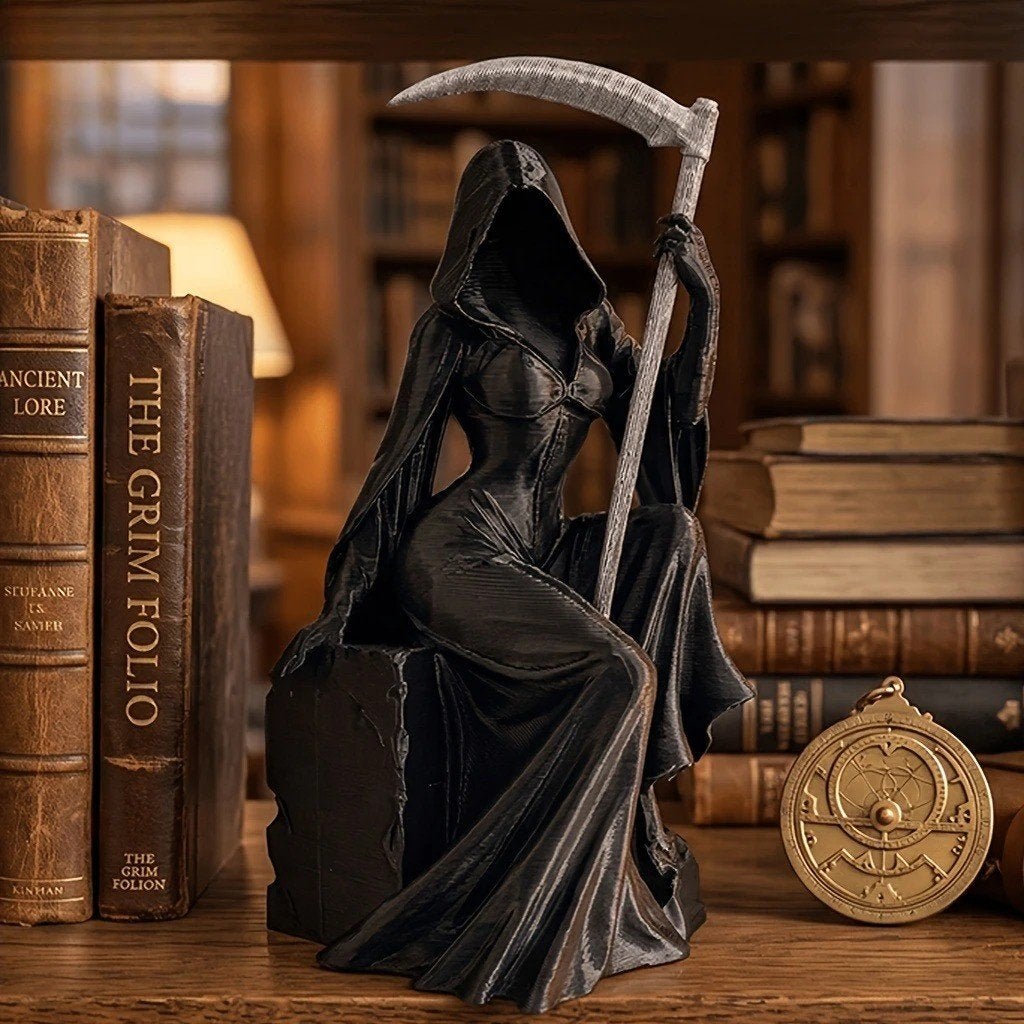 Prachtig beeldje sexy Grim Reaper (12cm), Verzamelen, Poppetjes en Figuurtjes, Ophalen of Verzenden, Nieuw