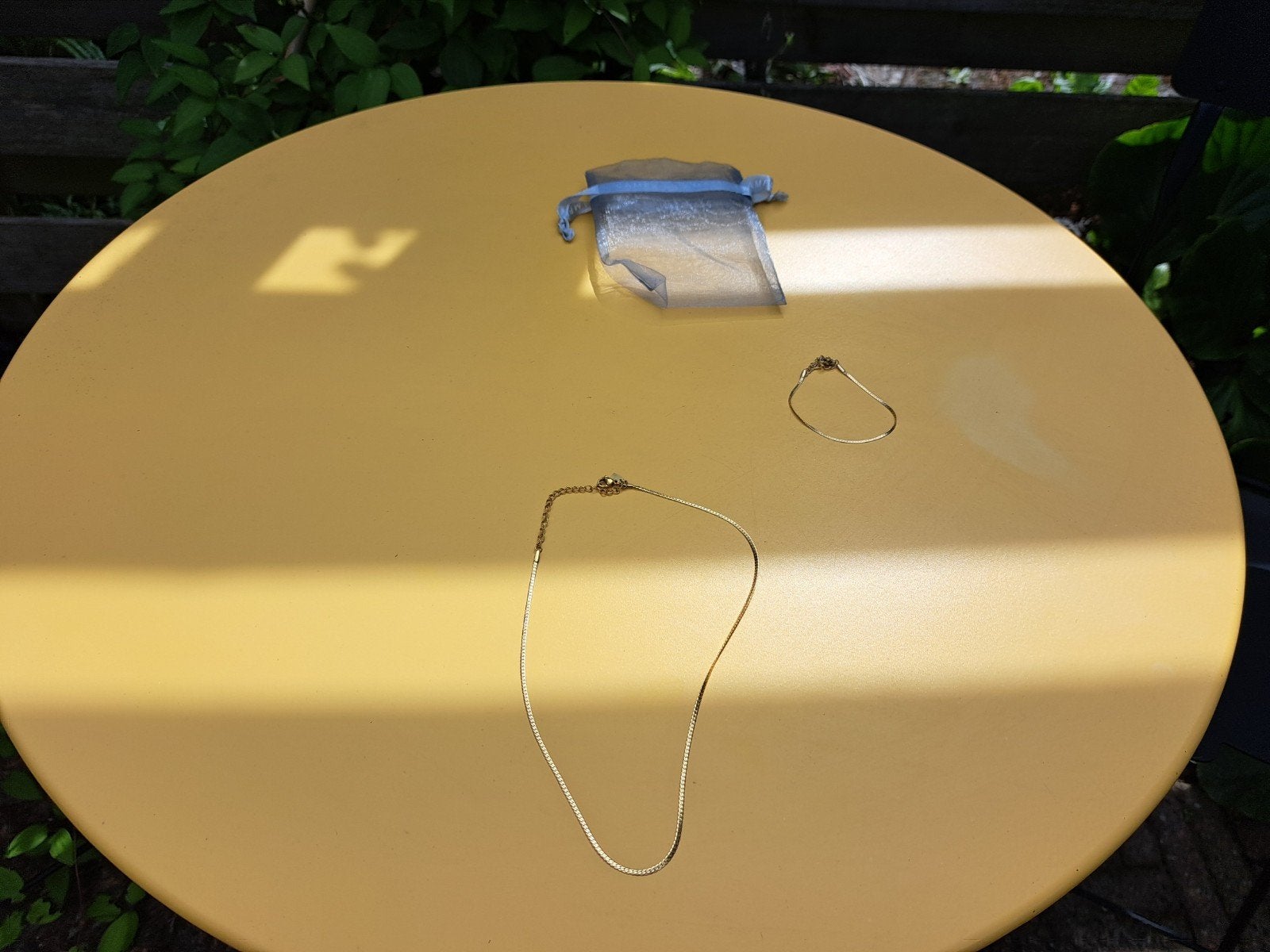 Camps en Camps goudkleurige ketting en armband, Overige materialen, Verstelbaar, Nieuw, Ophalen of Verzenden