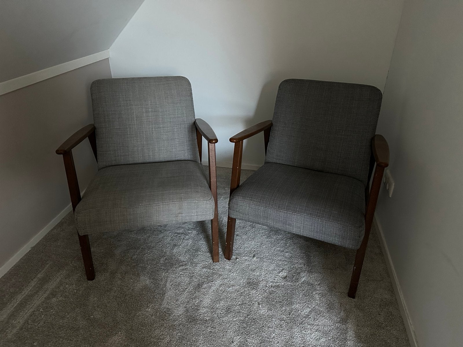 Set IKEA Ekenäset fauteuils (2) - jubileum editie 2018, Huis en Inrichting, Ophalen, Gebruikt, 75 tot 100 cm, 50 tot 75 cm