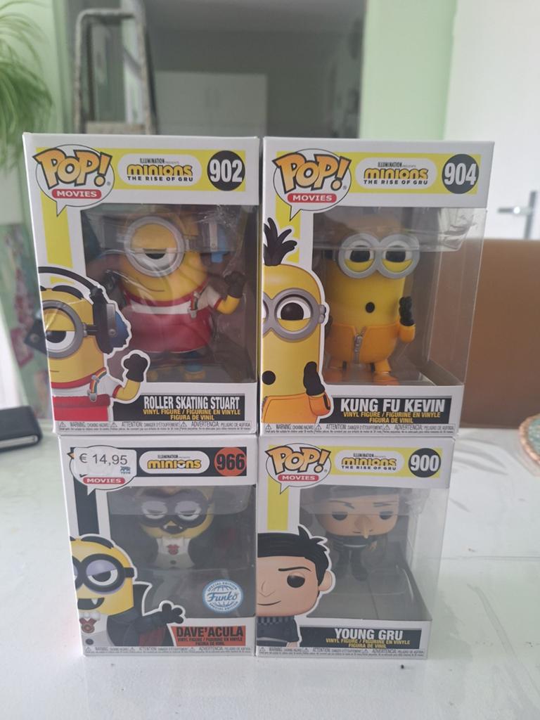 Funko Pop! Minions: The Rise of Gru - 4-pack, Ophalen of Verzenden, Nieuw