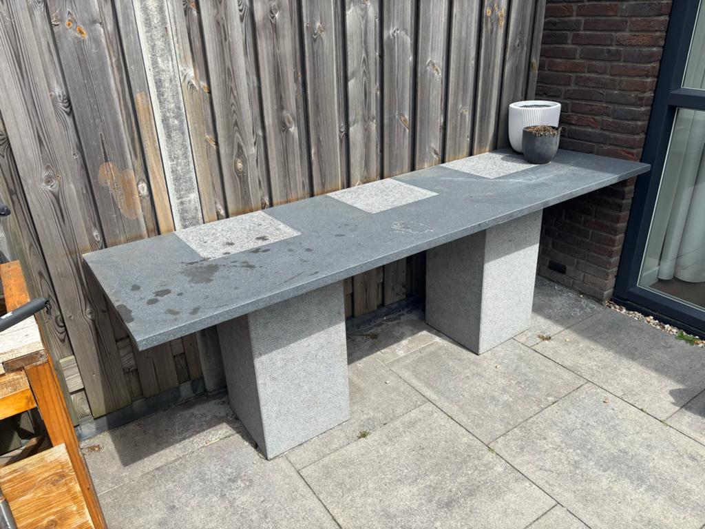 Betonnen tafel, Ophalen, Gebruikt, Rechthoekig, Overige materialen