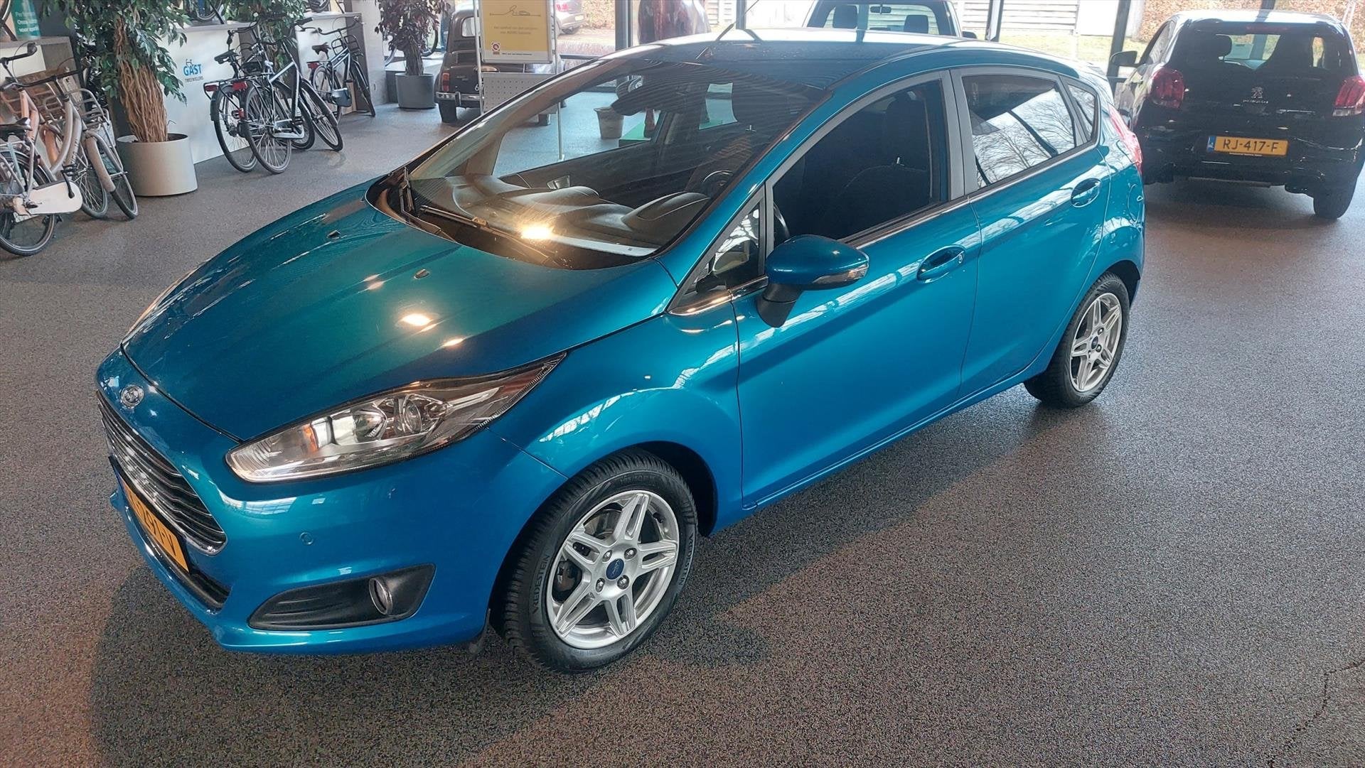 Ford Fiesta 1.0 100PK 5Deurs, Voorwielaandrijving, Euro 5, 101 pk, Blauw