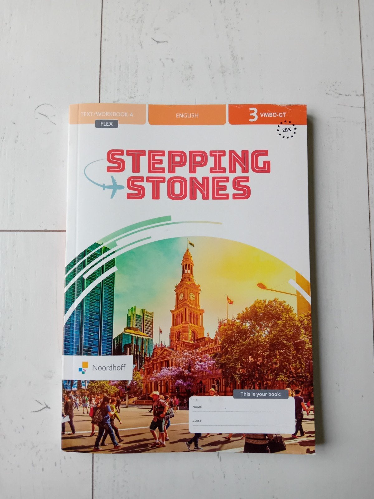 Stepping Stones 3 VMBO-GT Engels Text/Workbook A Flex, Boeken, Engels, Noordhoff, Ophalen of Verzenden, Gelezen