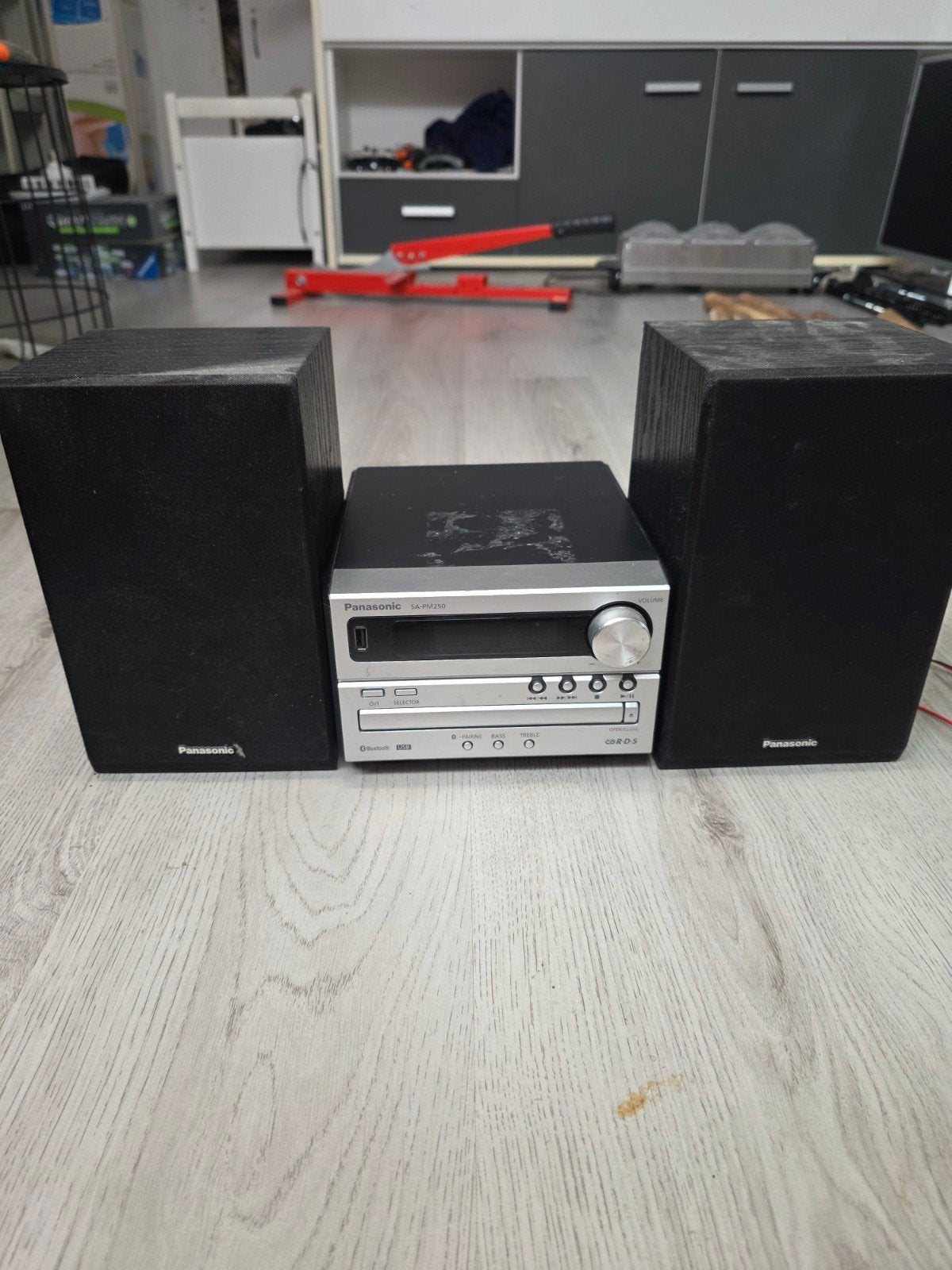 Panasonic SA-PM250 Bluetooth Stereosetje met CD-speler, Ophalen