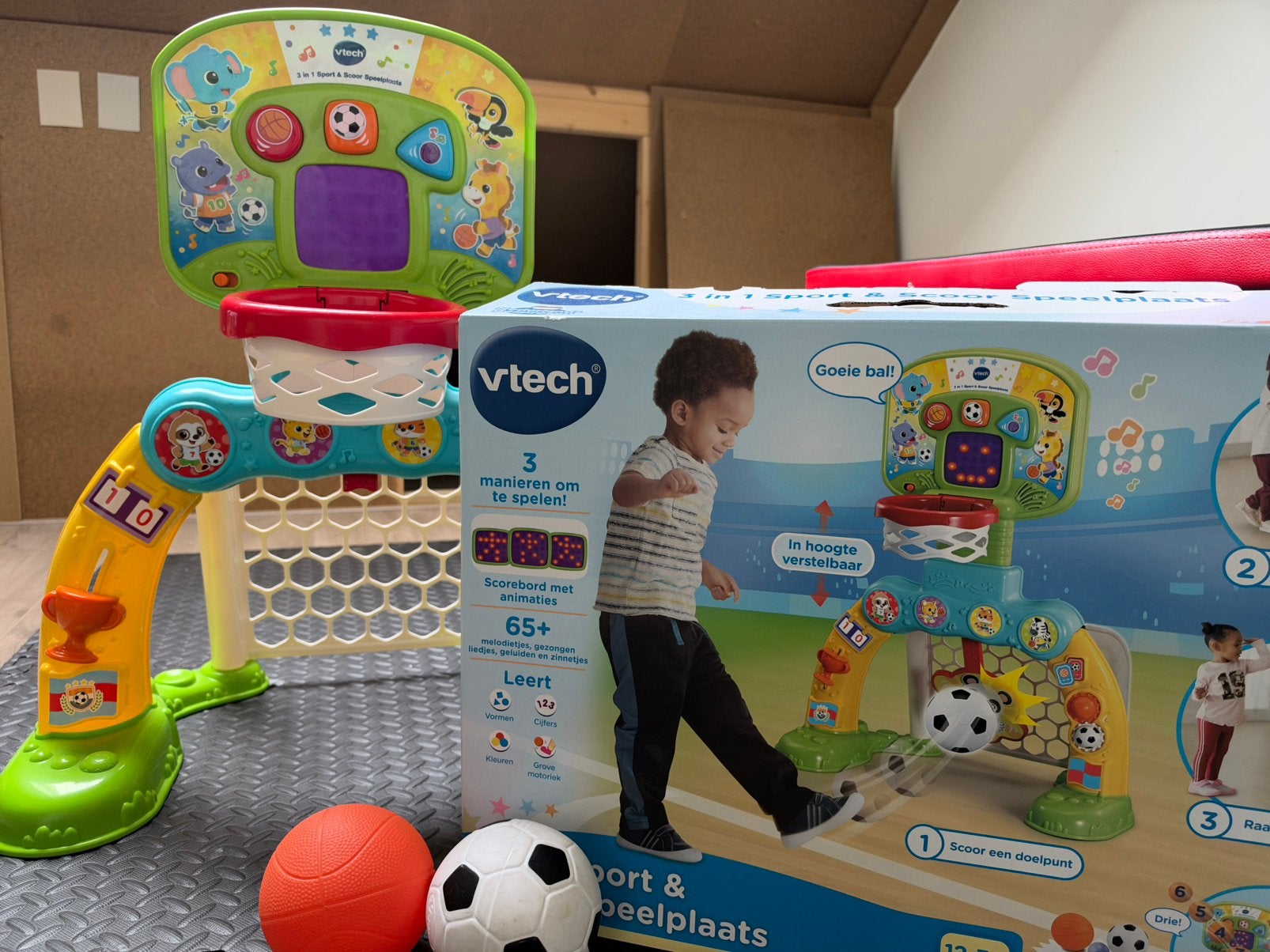 VTech 3-in-1 Sport & Scoor Speelplaats, Kinderen en Baby's, Ophalen, Gebruikt, 6 maanden tot 2 jaar