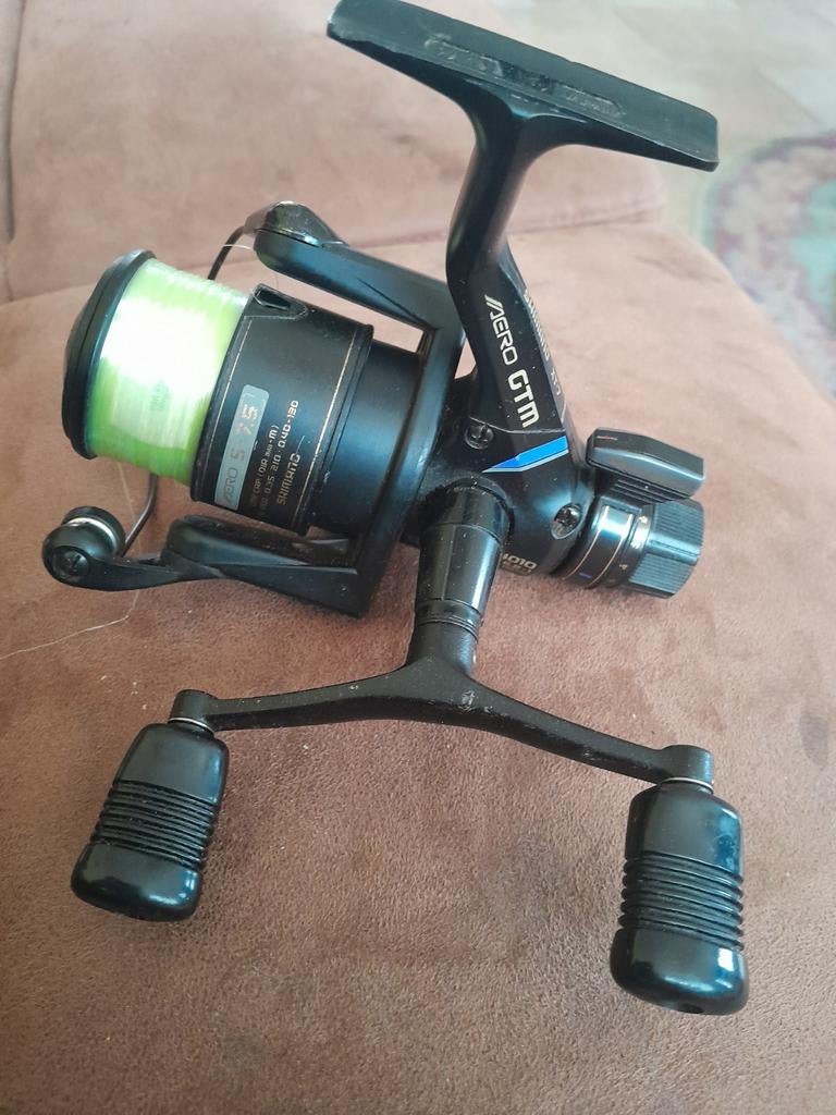 Shimano aero vismolen, Watersport en Boten, Hengelsport | Algemeen, Zo goed als nieuw, Molen, Ophalen of Verzenden