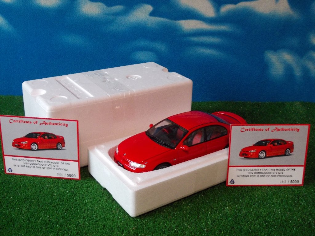 1/18 Holden HSV Commodore VT2 GTS 300kW - Opel Omega B basis, Hobby en Vrije tijd, Ophalen of Verzenden, Nieuw, Auto, Autoart