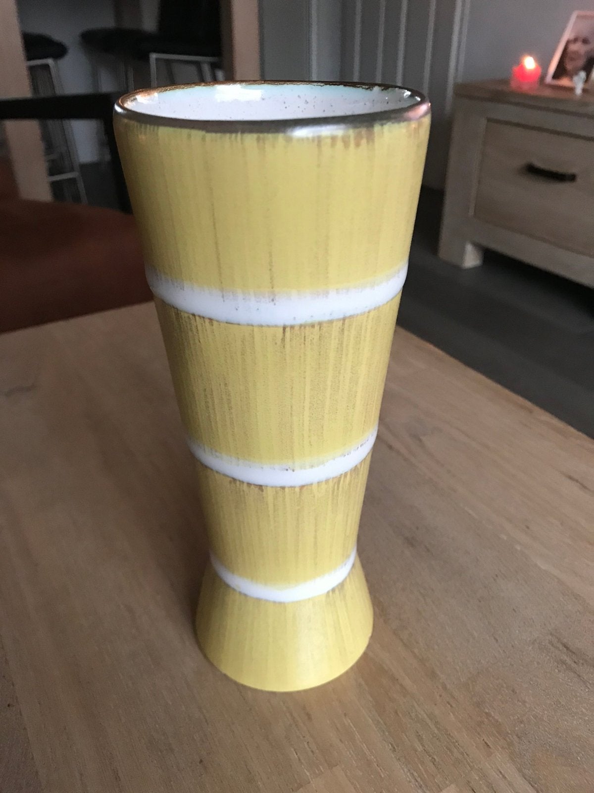 Aardewerk vaas van plateelbakkerij uit gouda, Antiek en Kunst, Ophalen