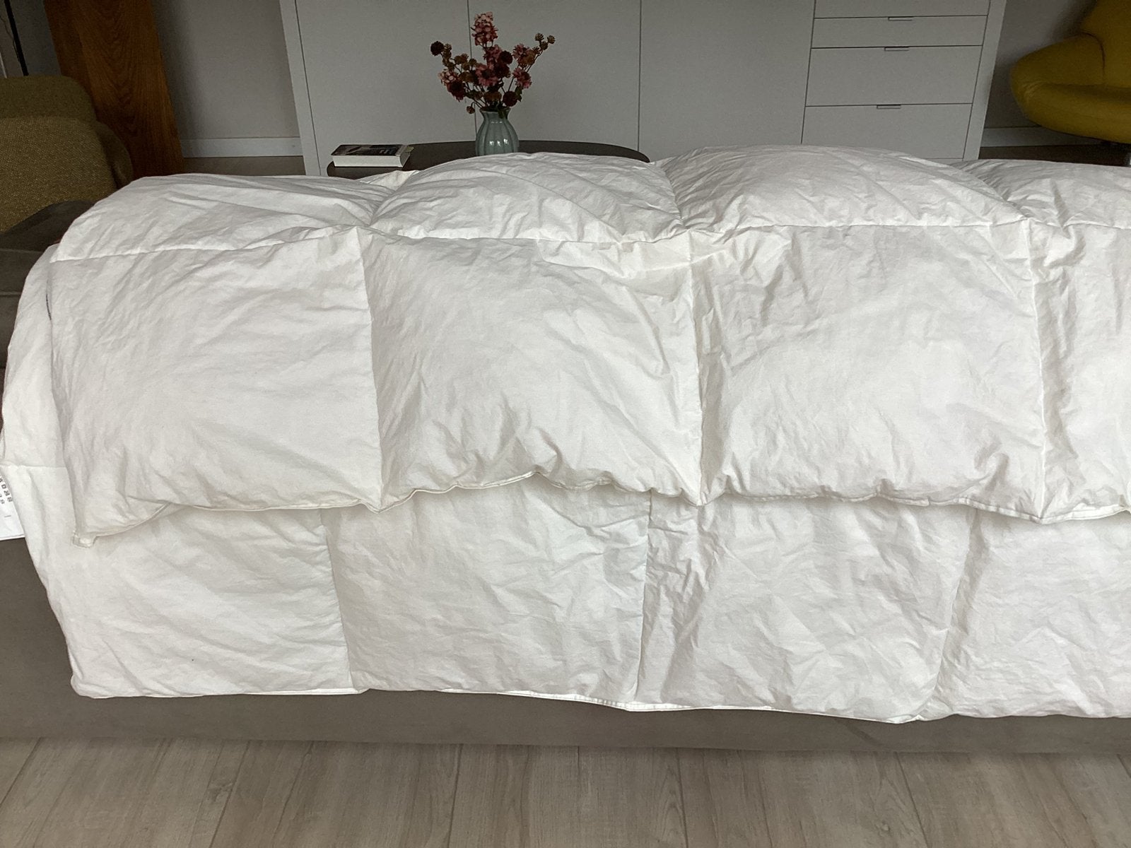 IKEA HÖNSBÄR donzen dekbed 1 stuks € 20,00 per stuk., Eenpersoons, Wit, Ophalen of Verzenden, Deken of Dekbed