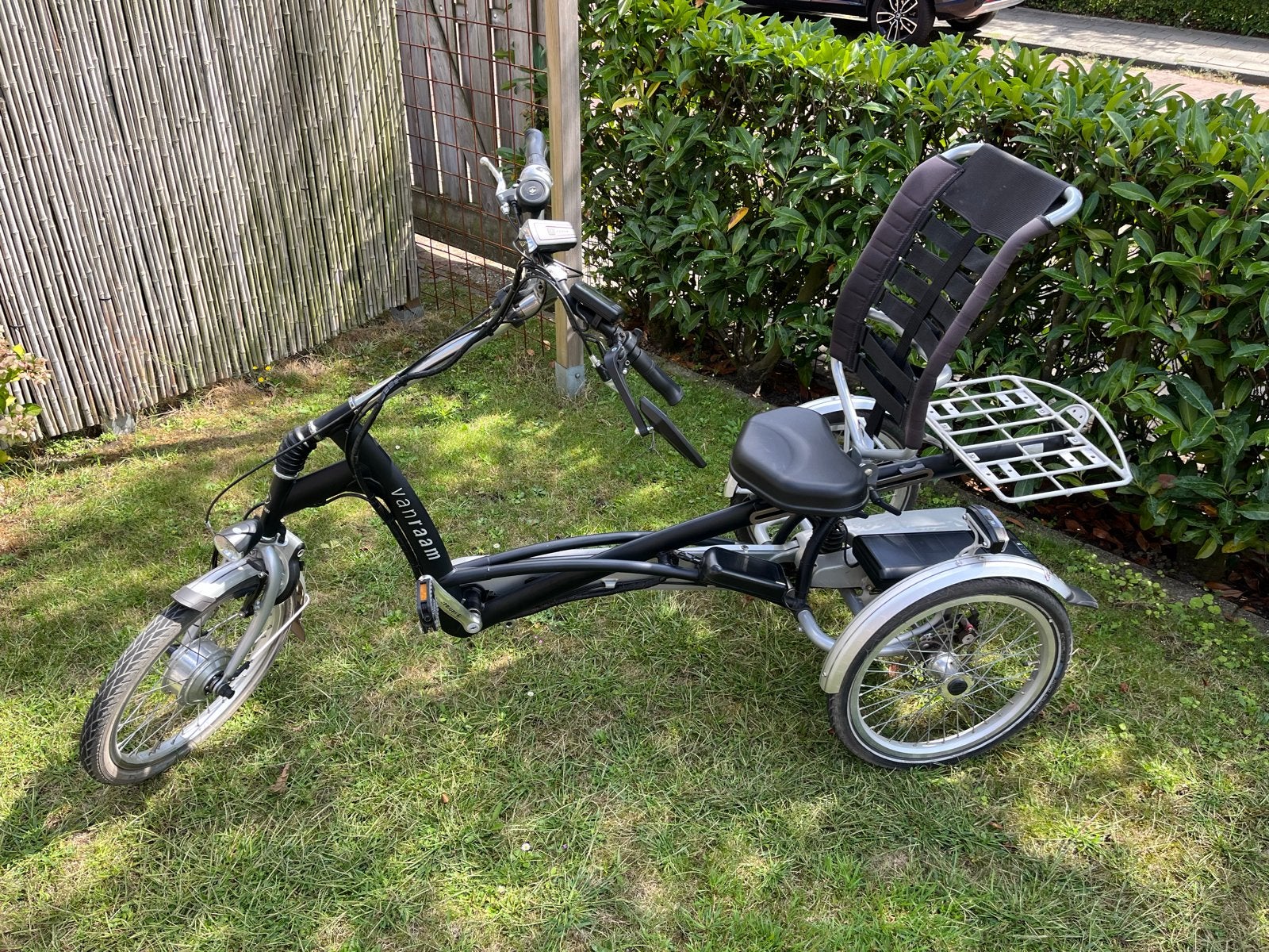 Van Raam Easy Rider driewieler met elektrische ondersteuning, Ophalen, Gebruikt, Velgrem