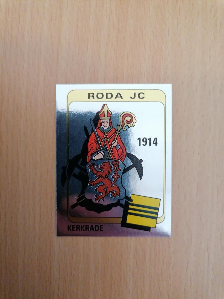 Panini Voetbal 84 #226 Roda JC embleem., Ophalen of Verzenden, Nieuw, Sticker