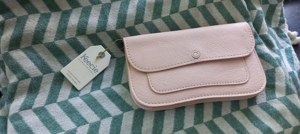 Keecie, leren portemonnee, cat chase medium, nieuw, Overige merken, Verzenden, Nieuw, Roze