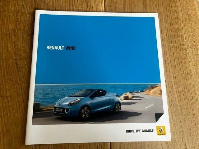 Renault Wind autofolder 2012 brochure, Ophalen of Verzenden, Zo goed als nieuw, Renault