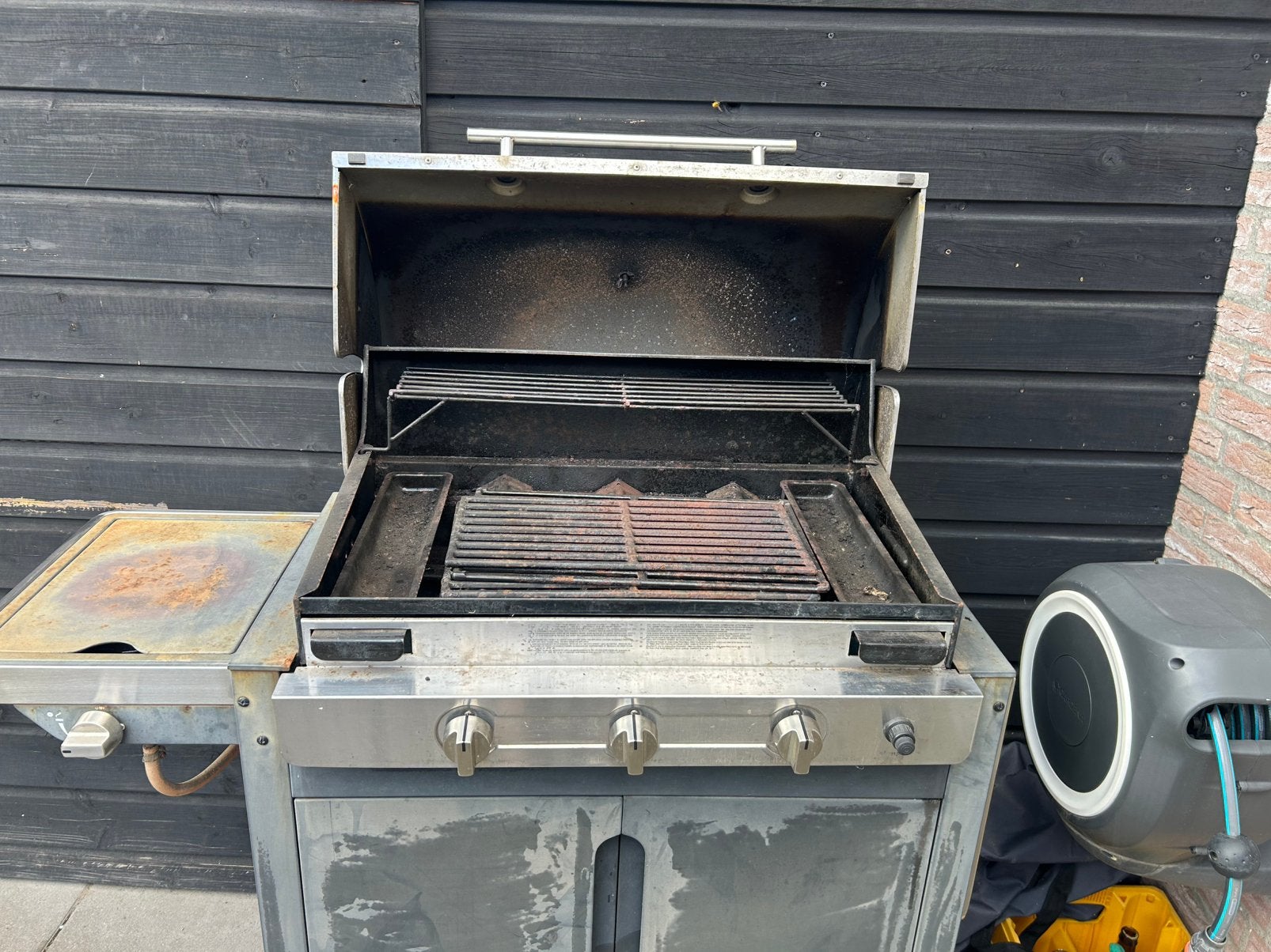 Gratis gas bbq incl hoes barbecook