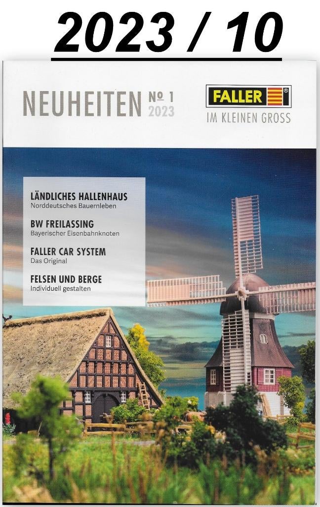 Catalogus Faller Neuheiten 2023 - 10, Ophalen of Verzenden, Zo goed als nieuw, Folder