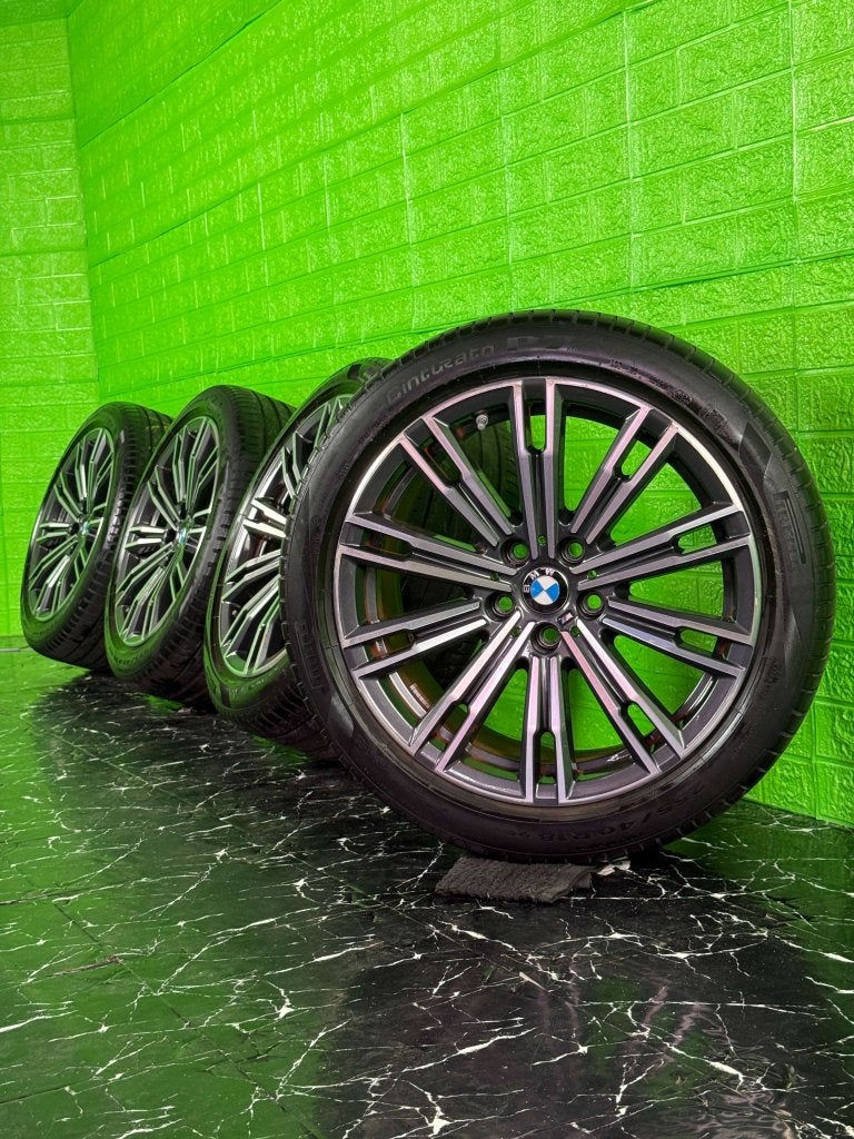 7 Originele BMW 3 4-Serie velgen 18" 5x112 Style 790M zomer, Niet ingevuld, 18 inch, Gebruikt, 255 mm