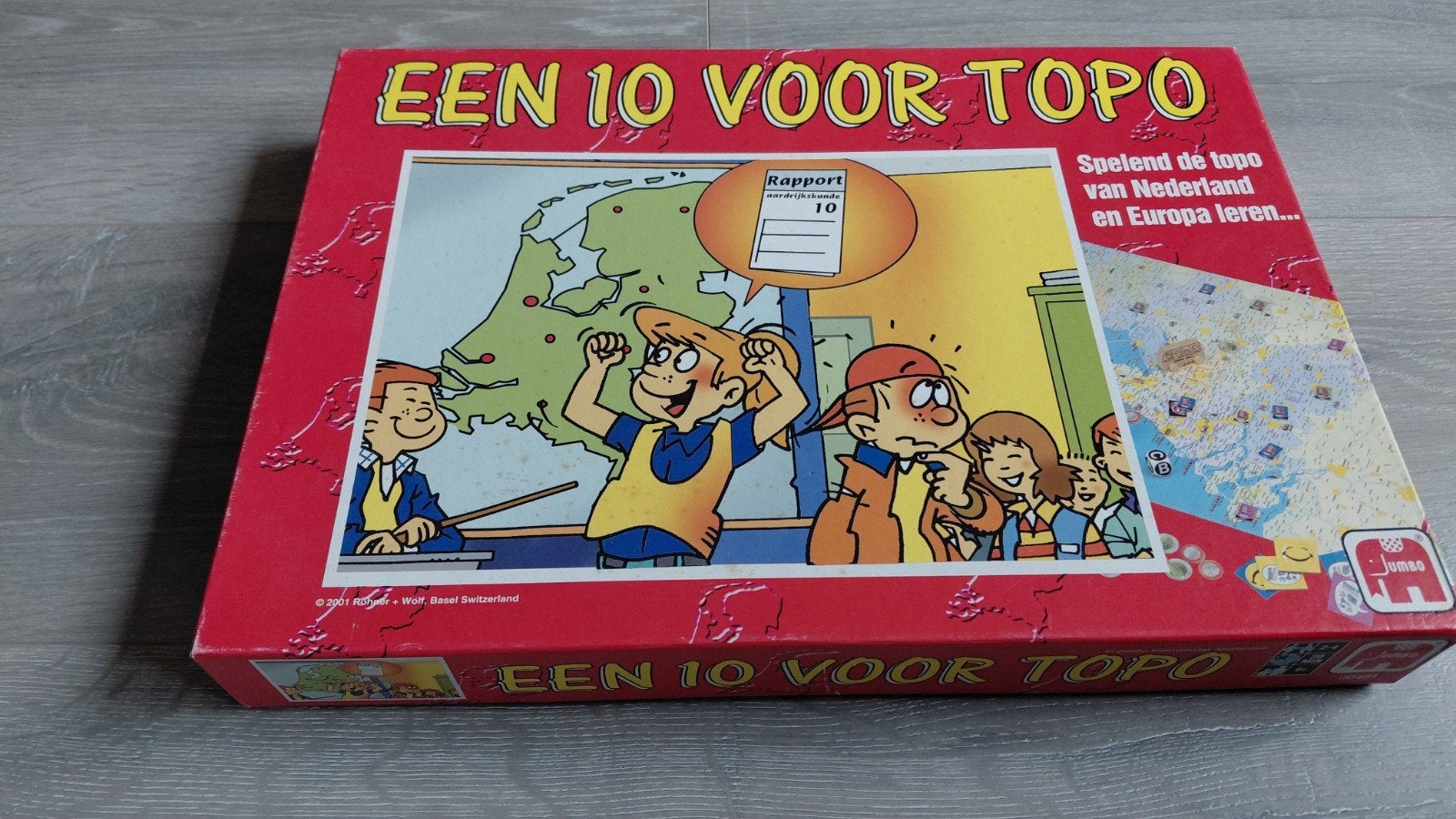 Jumbo bordspel 'Een 10 voor Topo' compleet, Ophalen of Verzenden, Gebruikt