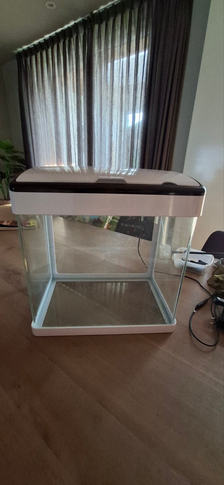 Superfish panorama 35 led met toebehoren, Ophalen, Gebruikt, Leeg aquarium