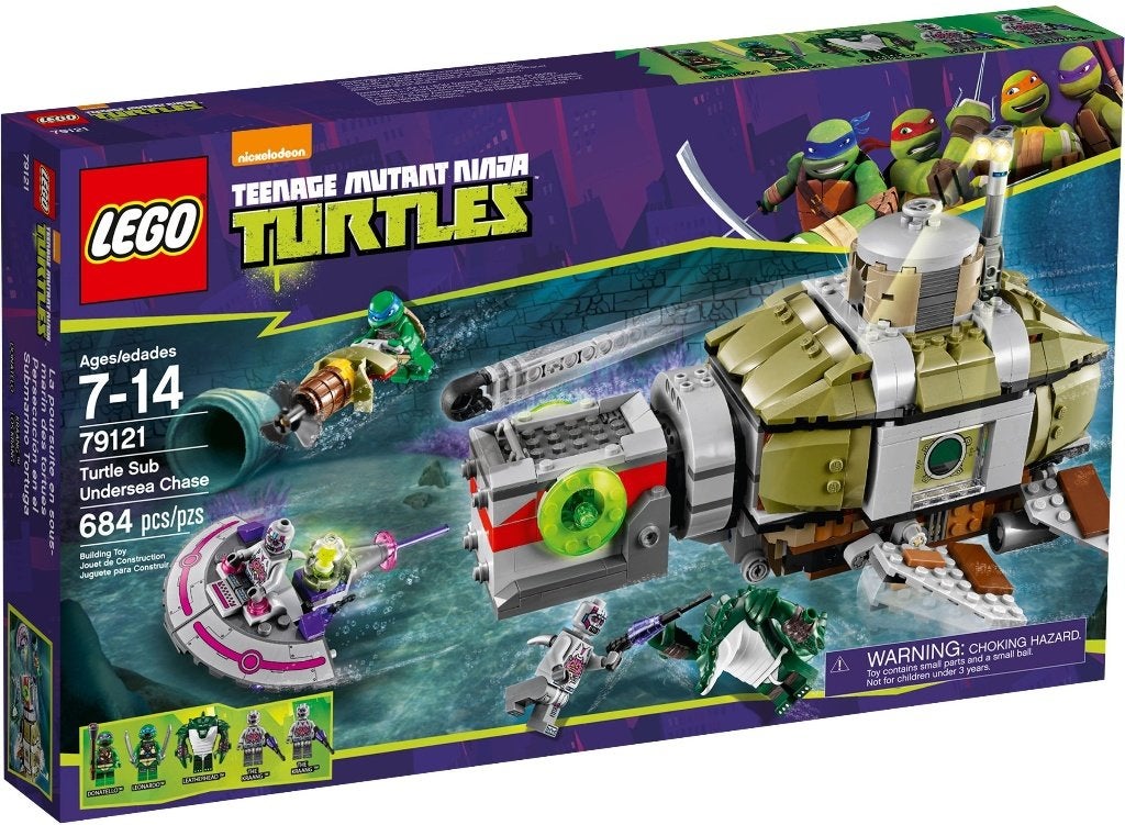 79121 - Teenage Mutant Ninja Turtles: Turtle Sub Undersea Ch, Kinderen en Baby's, Hello@support.lego.com, Lego, Nieuw, Ophalen of Verzenden