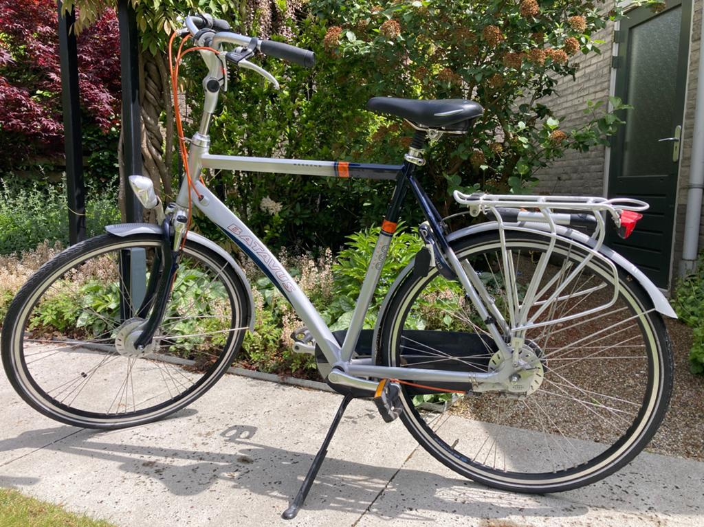 Batavus herenfiets, frame maat 61, Fietsen en Brommers, Fietsen | Heren | Herenfietsen, Ophalen, Gebruikt, Versnellingen, Batavus