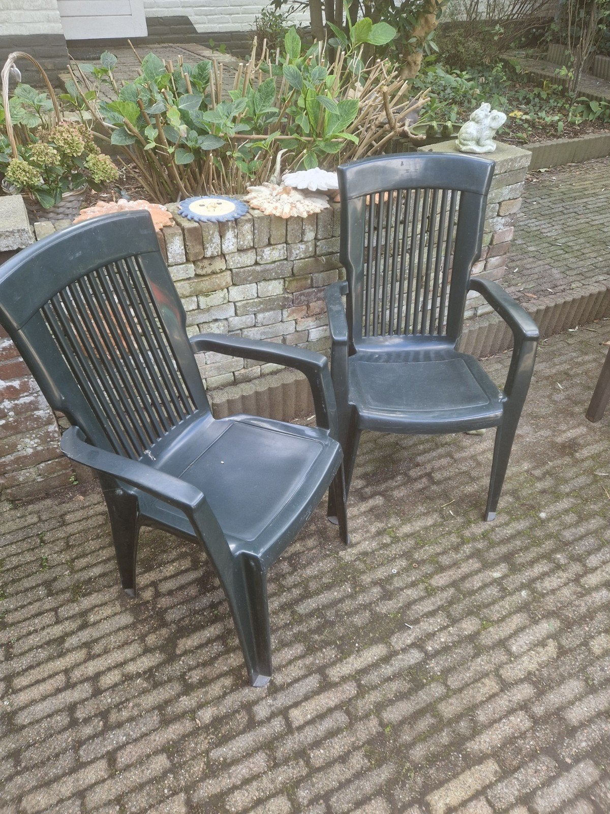 Jardin tuinstoelen - set van 2, Ophalen, Gebruikt, Kunststof, Stapelbaar