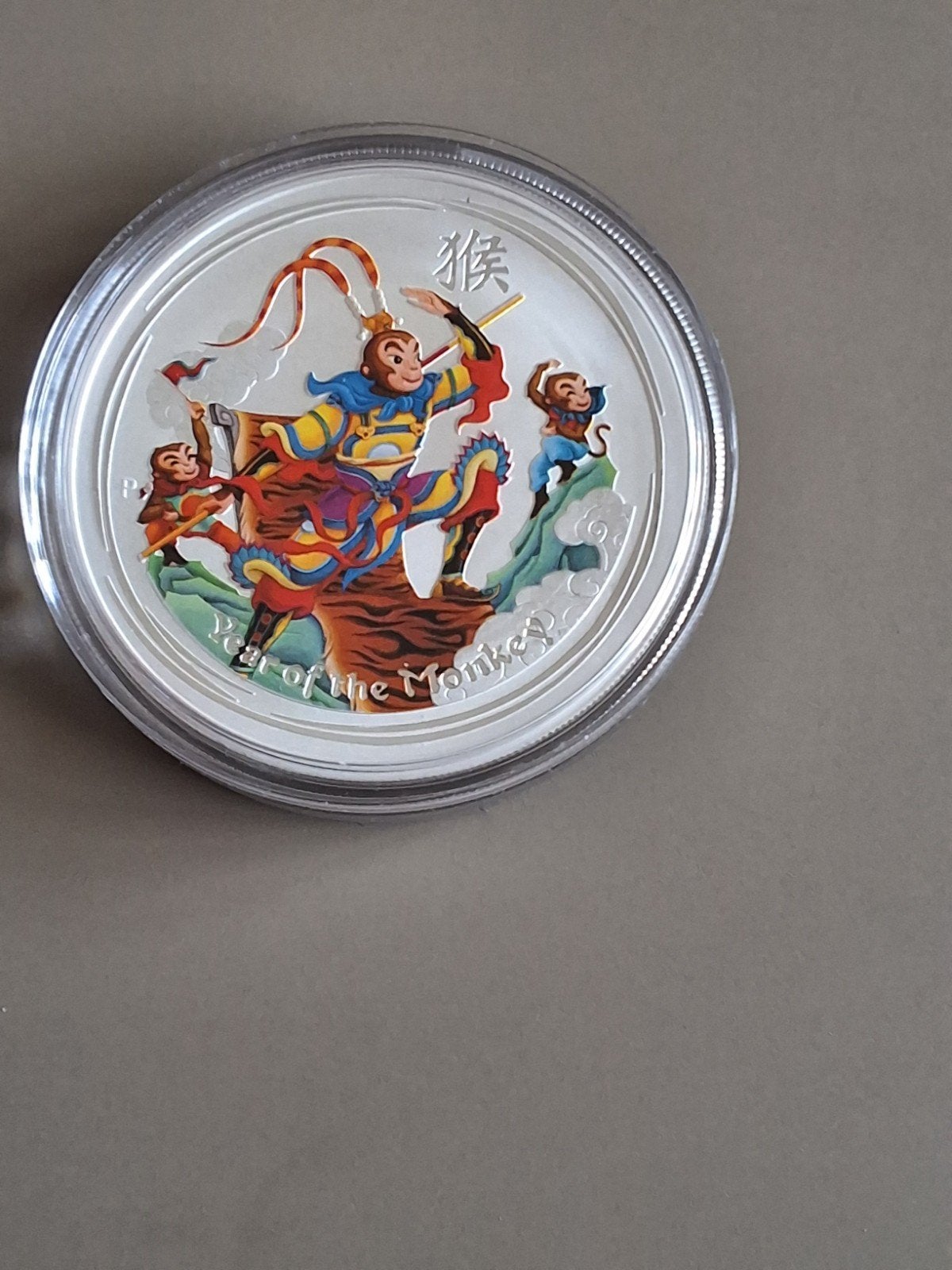 2011 Year of the Monkey 1 oz Zilveren Munt - Nieuw in Cachet, Ophalen of Verzenden, Overige landen