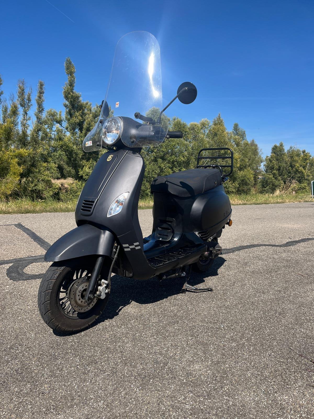 BTC | Riva | Brom | vespa look | 2019, Ophalen, Btc, Btc, Maximaal 45 km/u