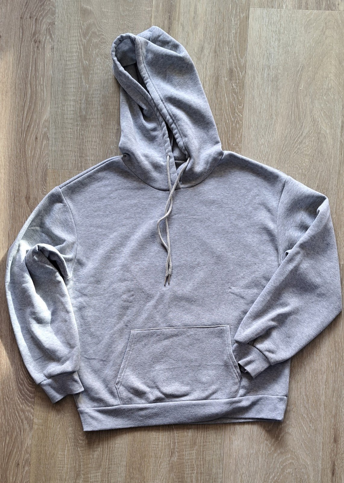 Grijze hoodie met 'Disco Club' opdruk - Maat M, Kleding | Dames, Maat 38/40 (M), Ophalen of Verzenden, Grijs, Onbekend