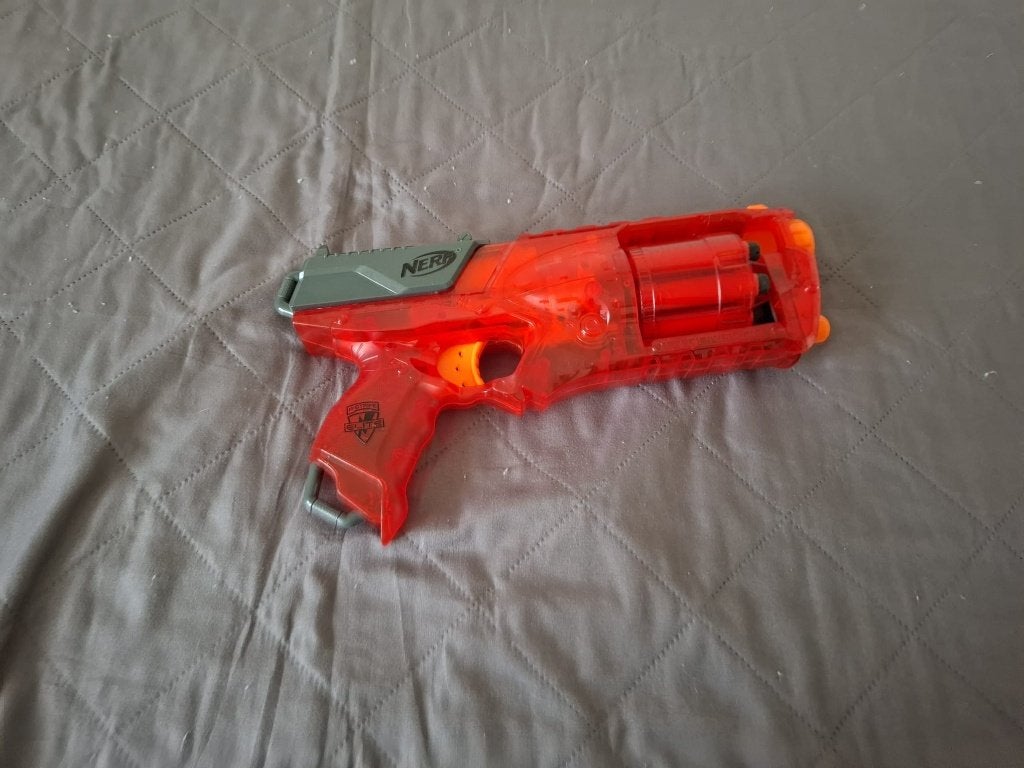 Nerf Elite Strongarm Sonic Fire (6-Schots Revolver), Ophalen, Zo goed als nieuw