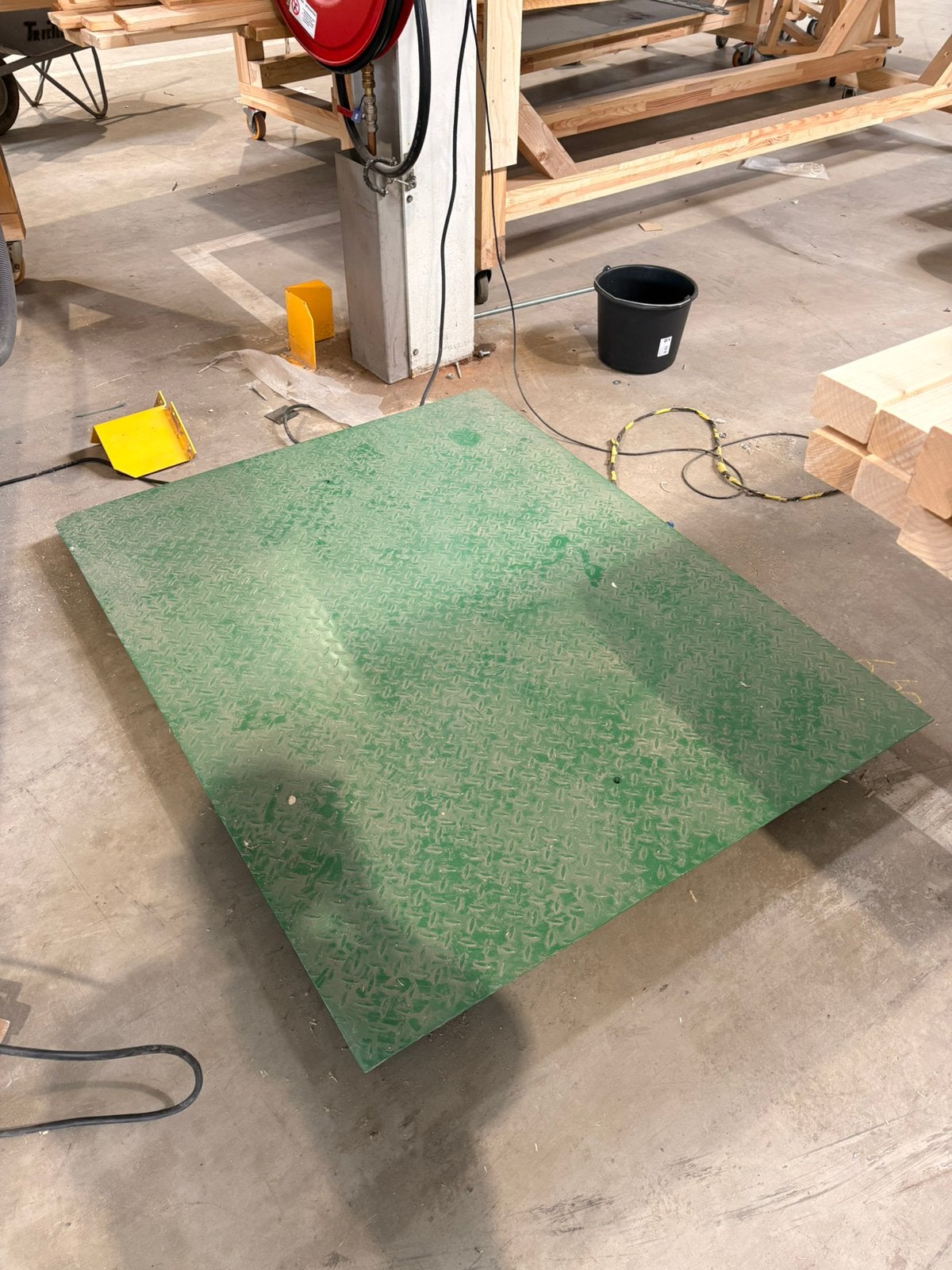 Breinler palletweegschaal 120x150 3000kg, Ophalen, Zo goed als nieuw, Vloerweegschaal, 200 kg of meer