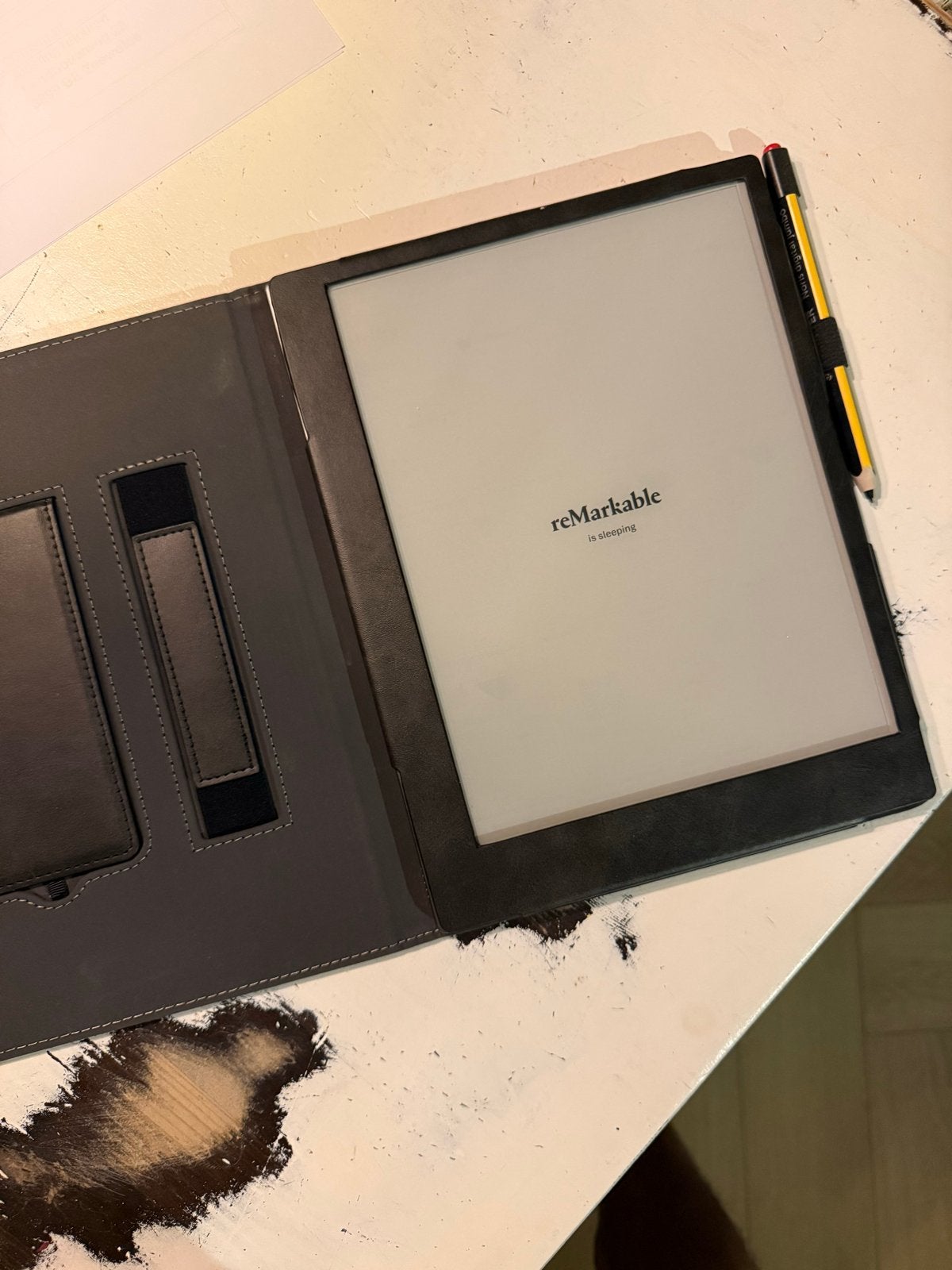 reMarkable 1 e-reader met hoes en stylus, Computers en Software, 8 GB, Touchscreen, Ophalen of Verzenden, Zo goed als nieuw