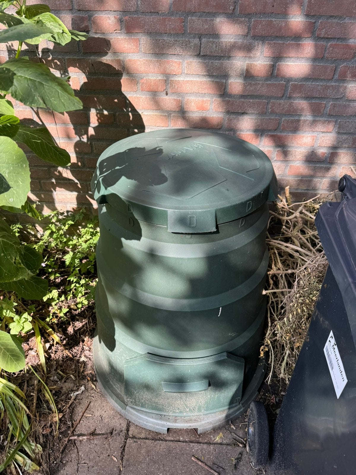 Vam vat compost vat, Ophalen, Compost