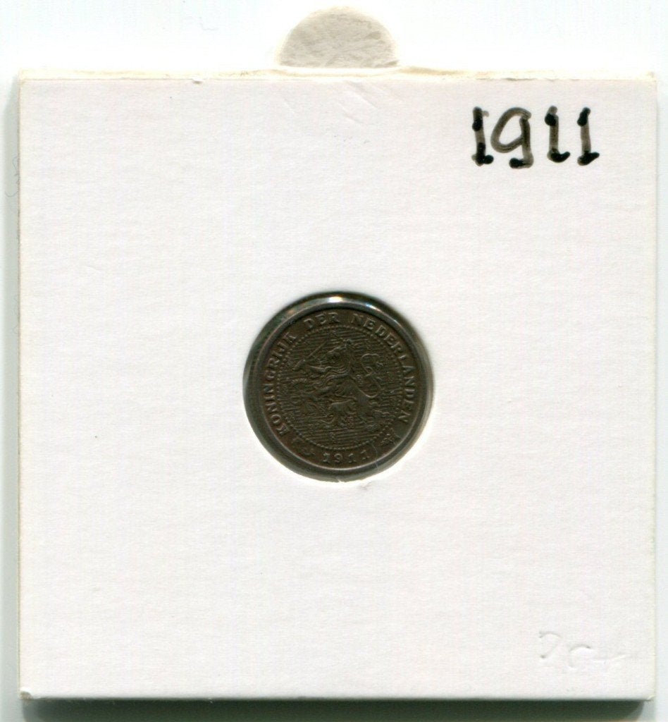 ½ cent 1911 Koningin Wilhelmina, Postzegels en Munten, Munten | Nederland, Ophalen of Verzenden, Koningin Wilhelmina, Overige waardes