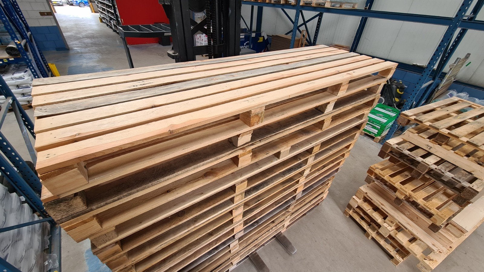 Grote pallets, Doe-het-zelf en Verbouw, Hout en Planken, Ophalen, 250 tot 300 cm, 50 mm of meer, Overige houtsoorten