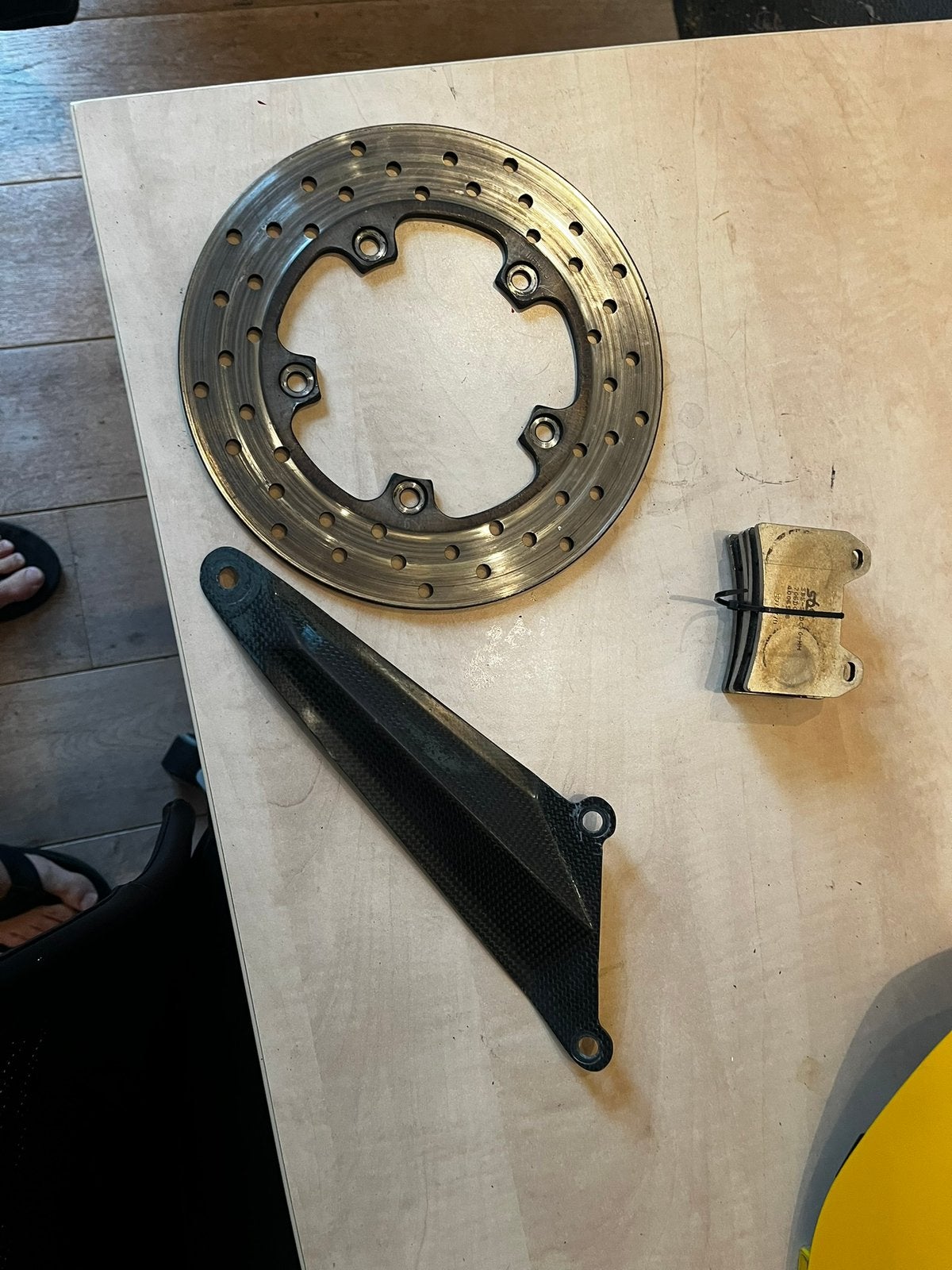 Achterremschijf aprilia rsv mille, Ophalen of Verzenden, Gebruikt
